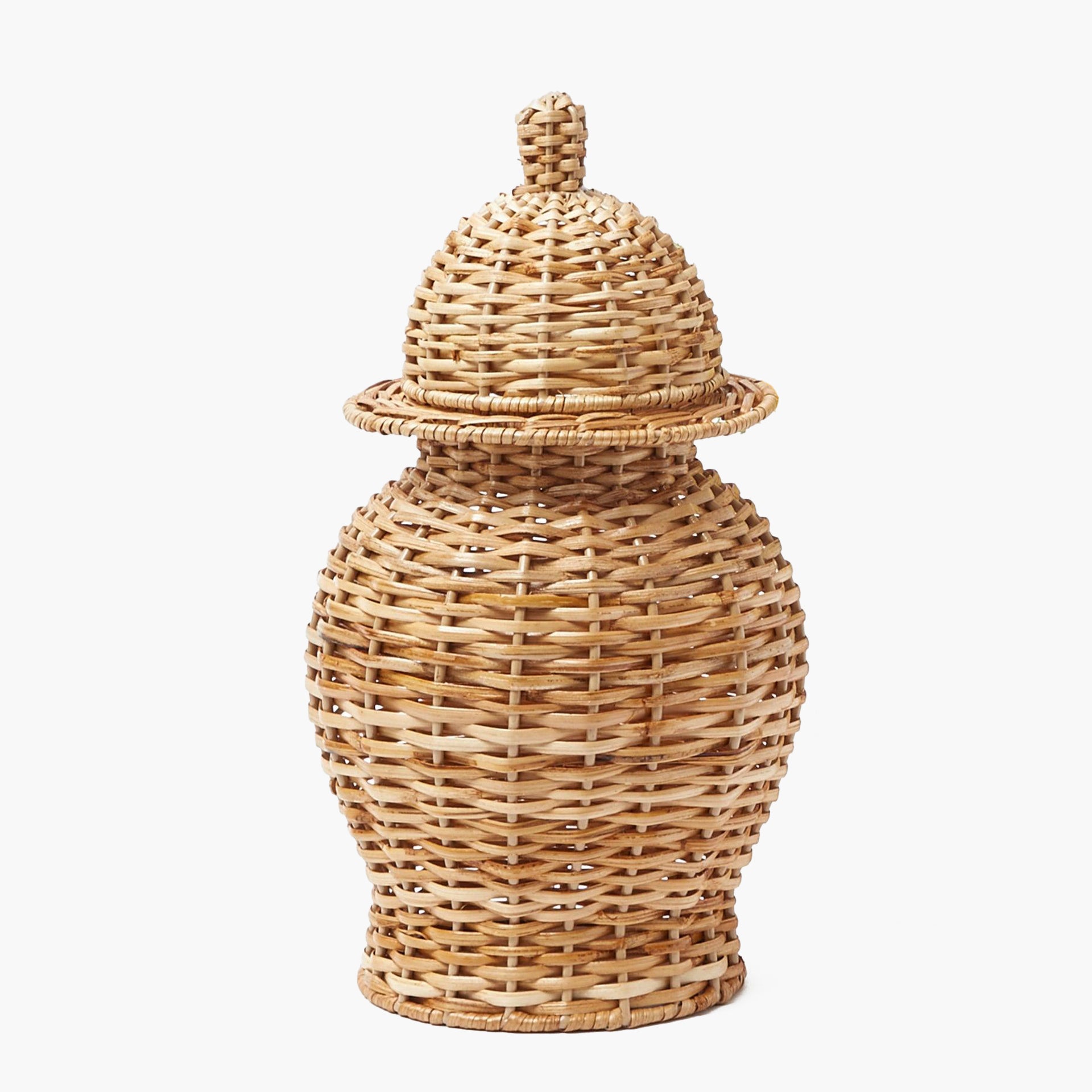 Rattan Ginger Jar