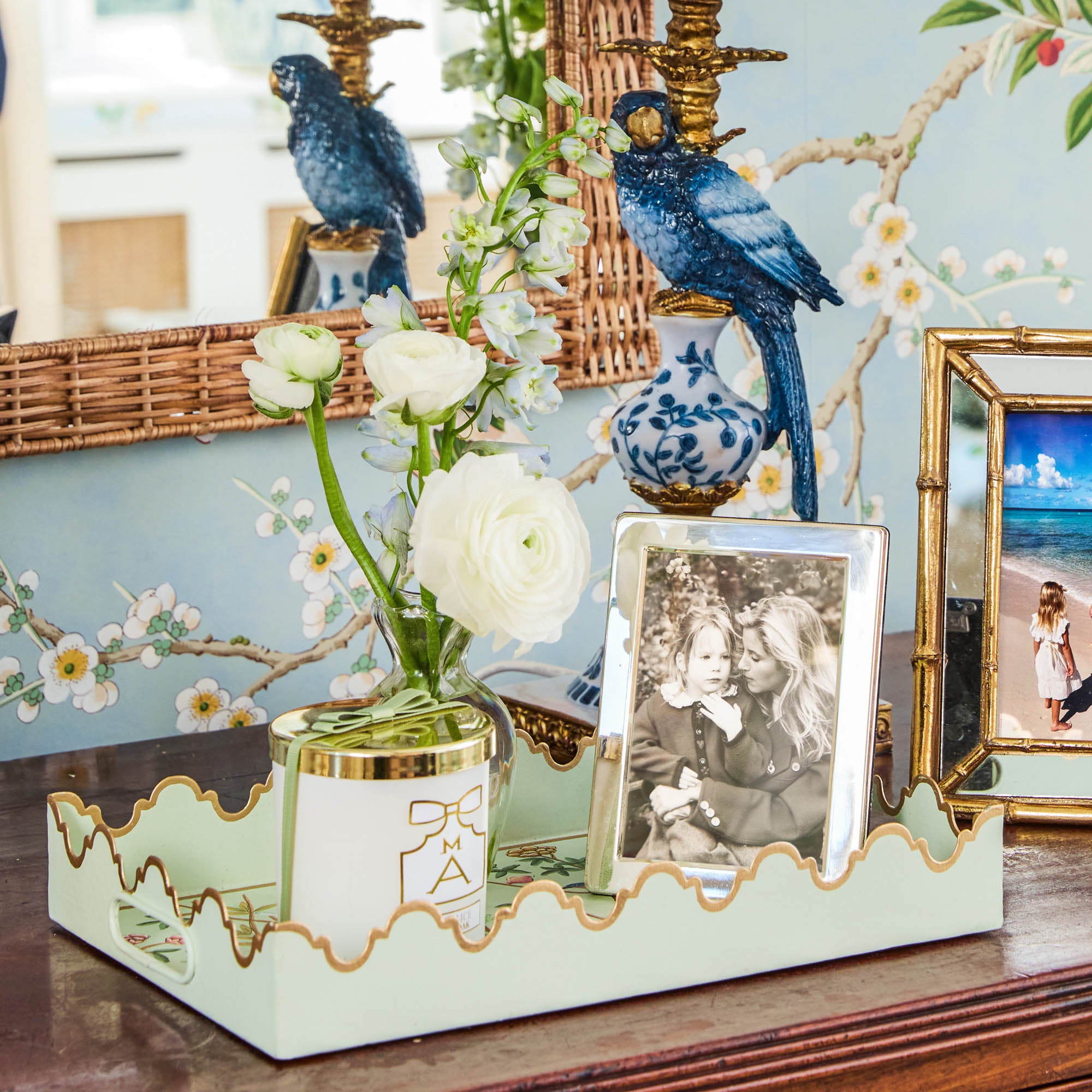 Small Chinoiserie Tole Tray