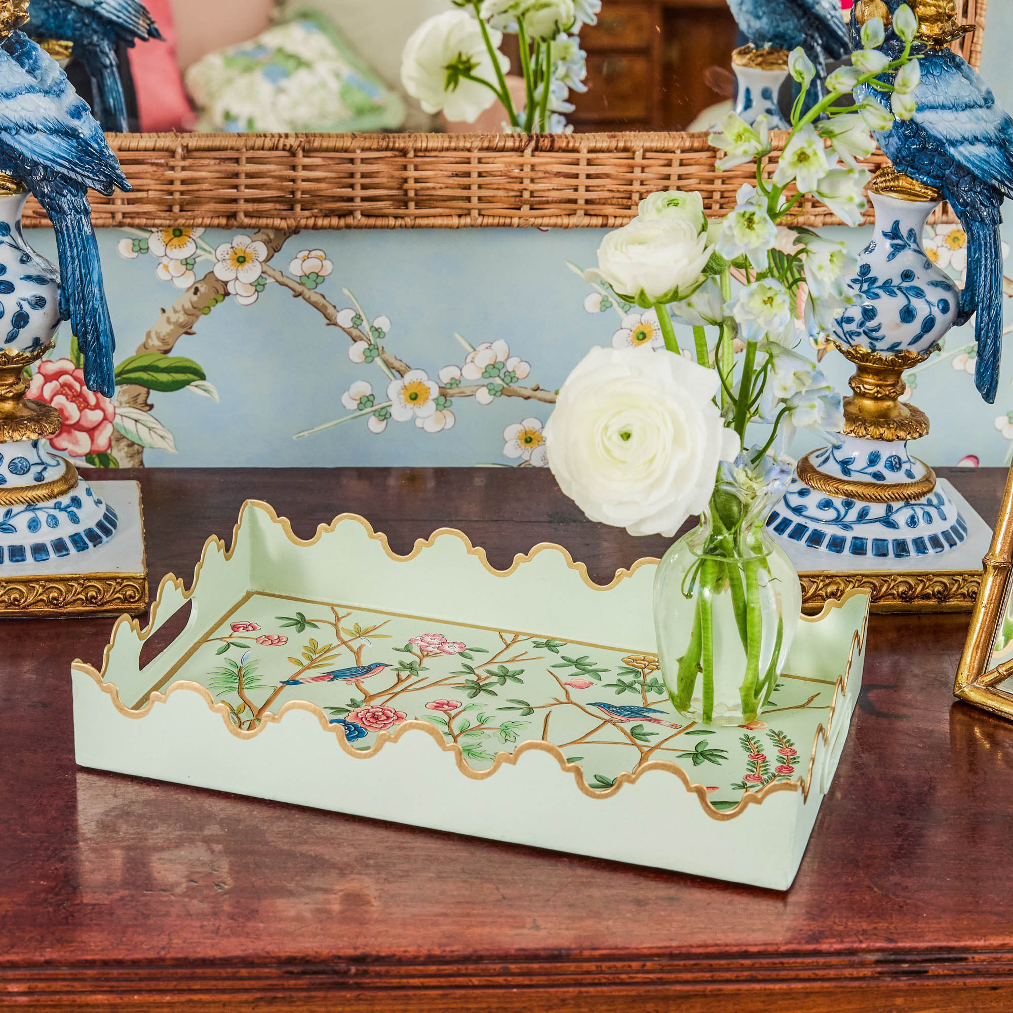 Small Chinoiserie Tole Tray