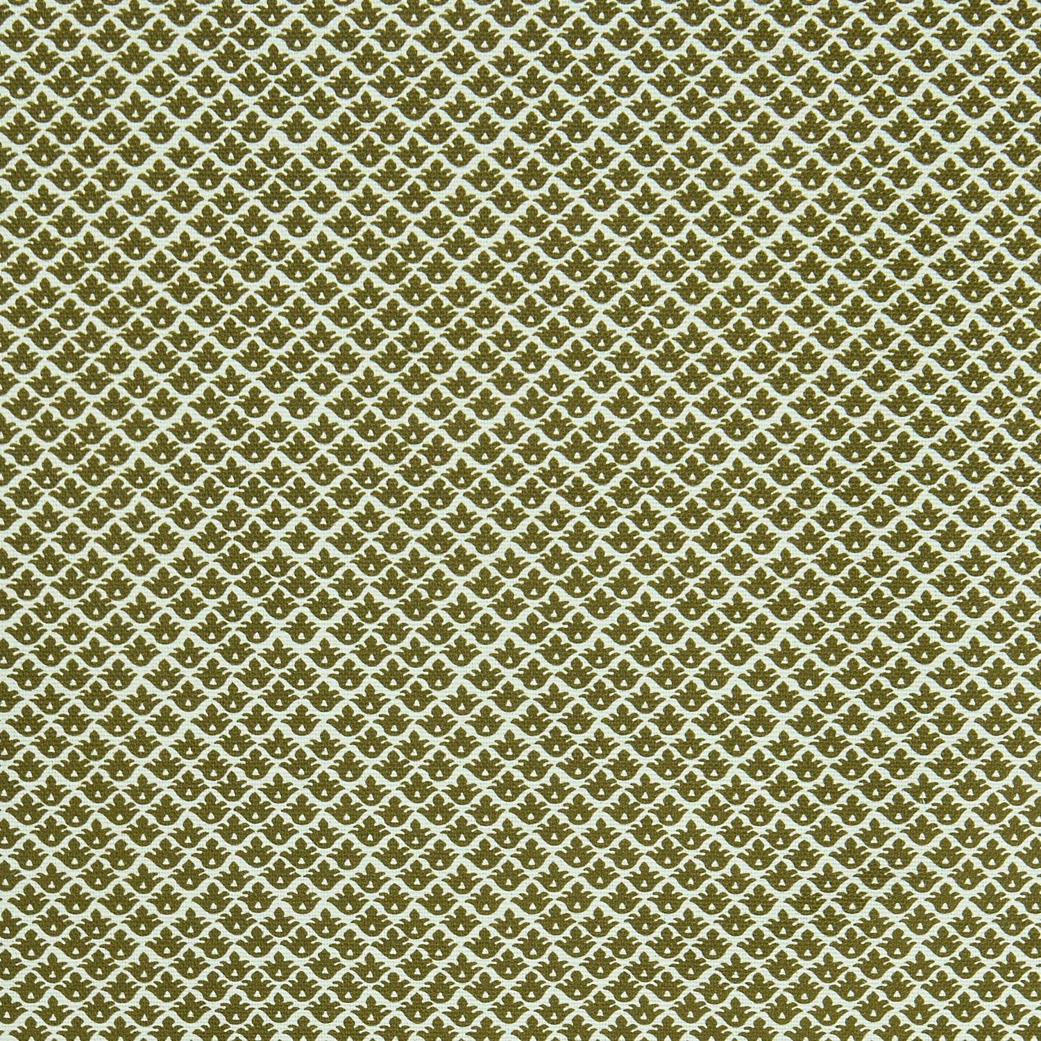 Olive Green Lotus Flower Fabric - Mrs. Alice