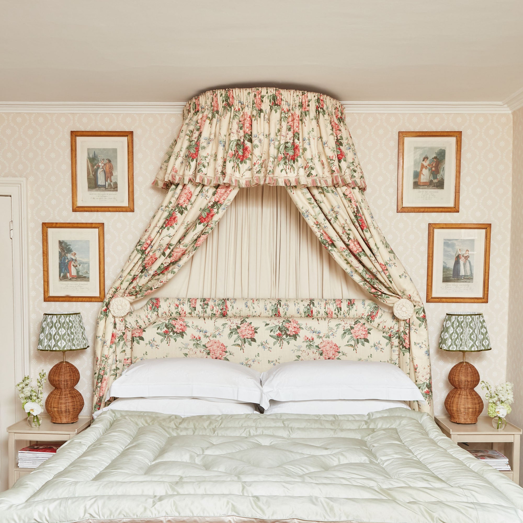 Olive Ikat Lampshade (30cm)