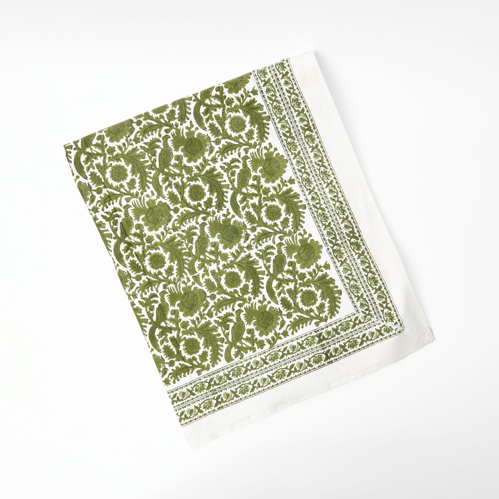 Olive Pheasant Tablecloth