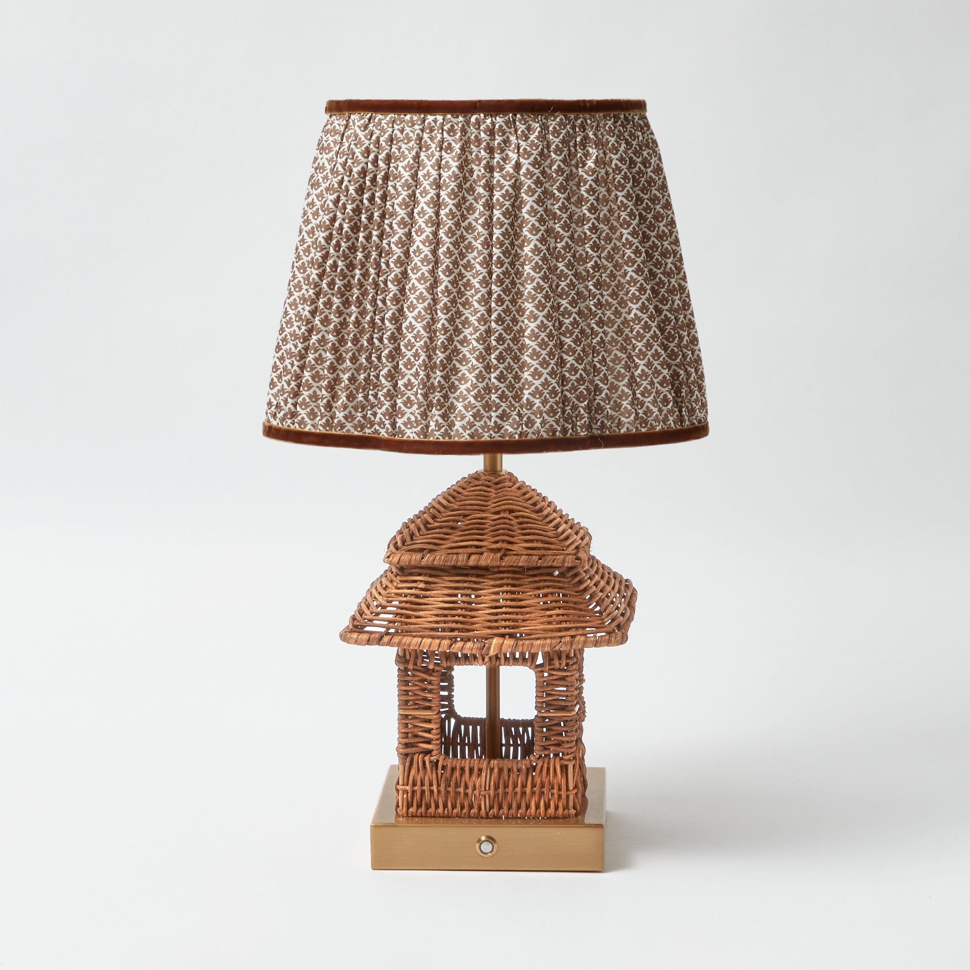 Chocolate Lotus Lampshade (30cm)