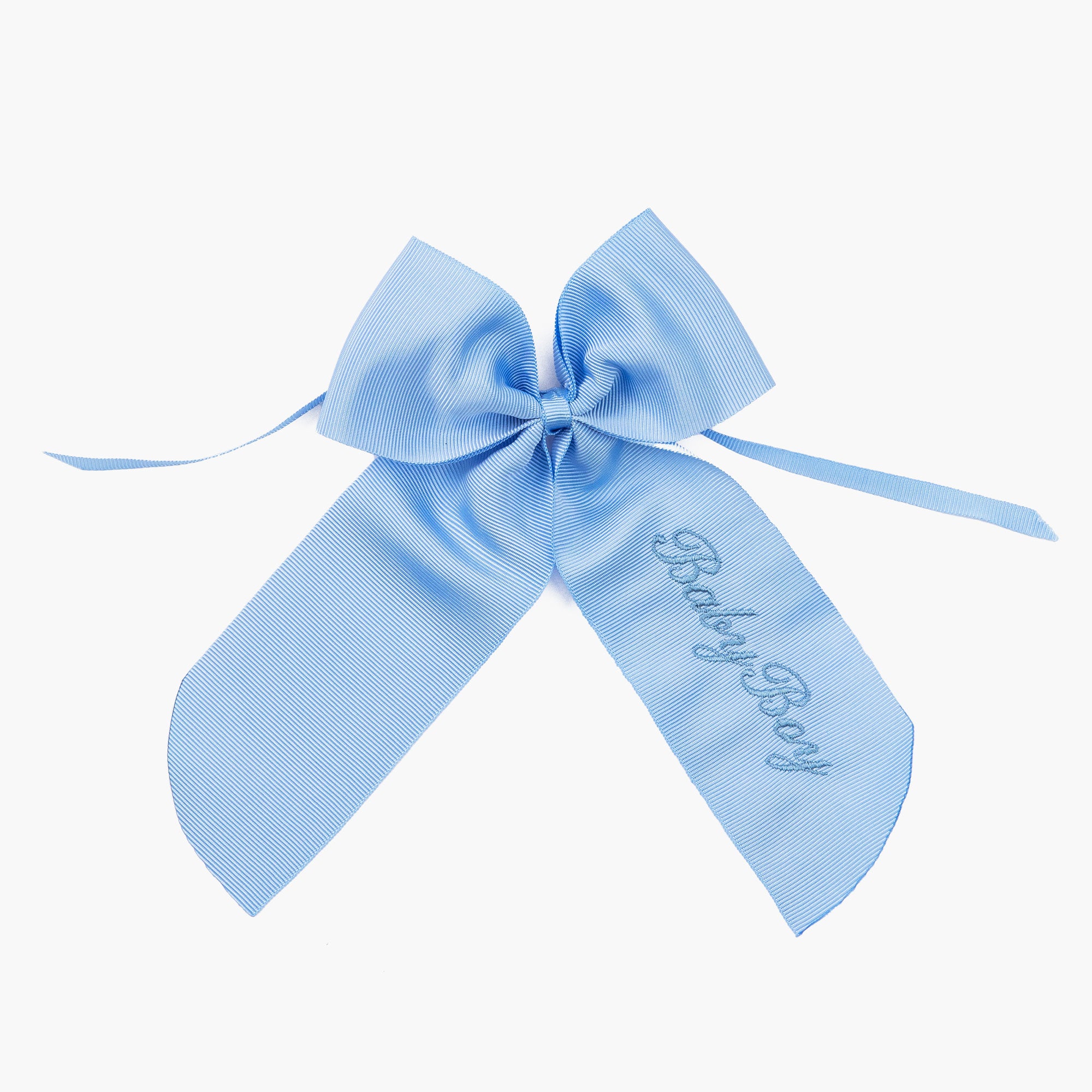 Personalisable Blue Grosgrain Bow