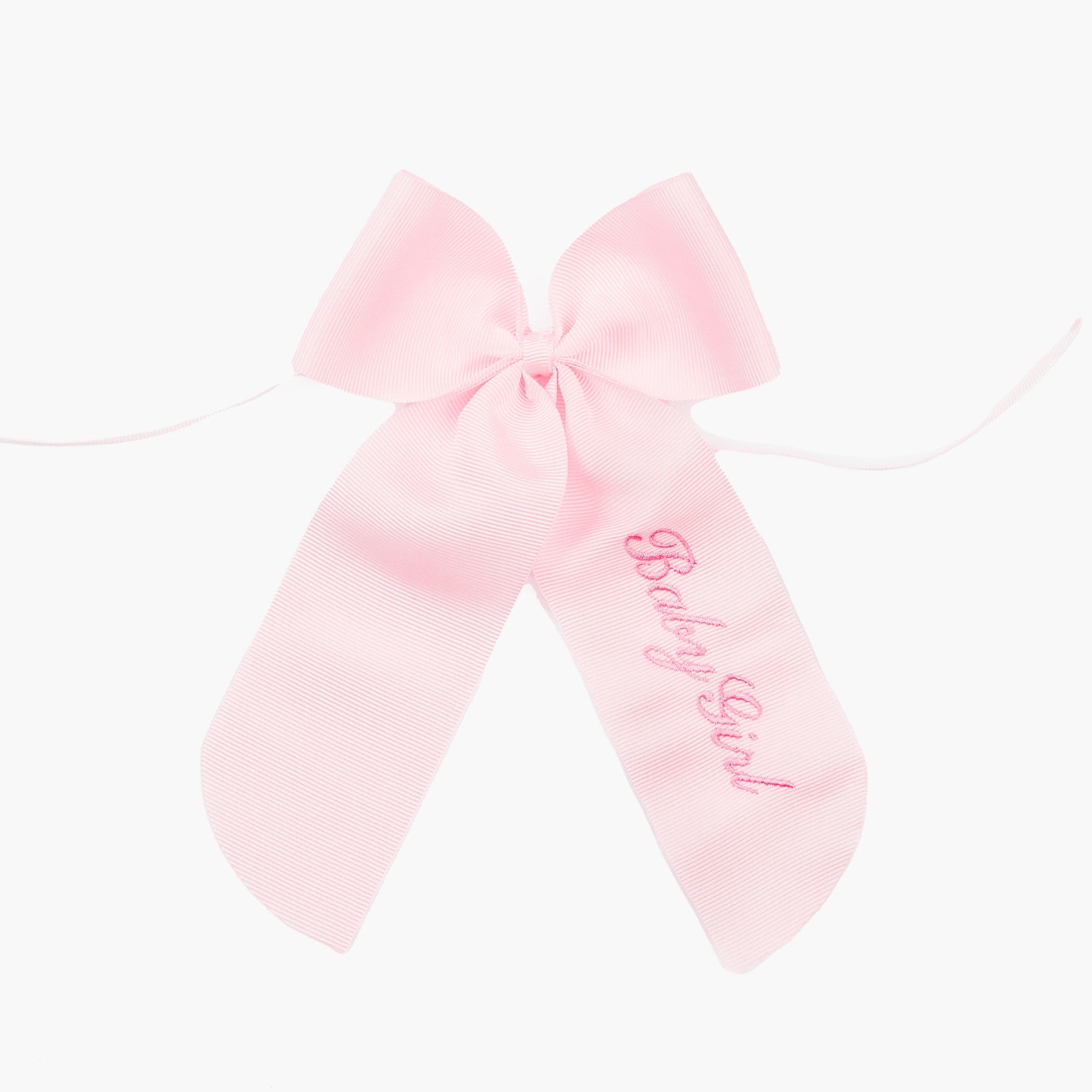 Personalisable Pink Grosgrain Bow