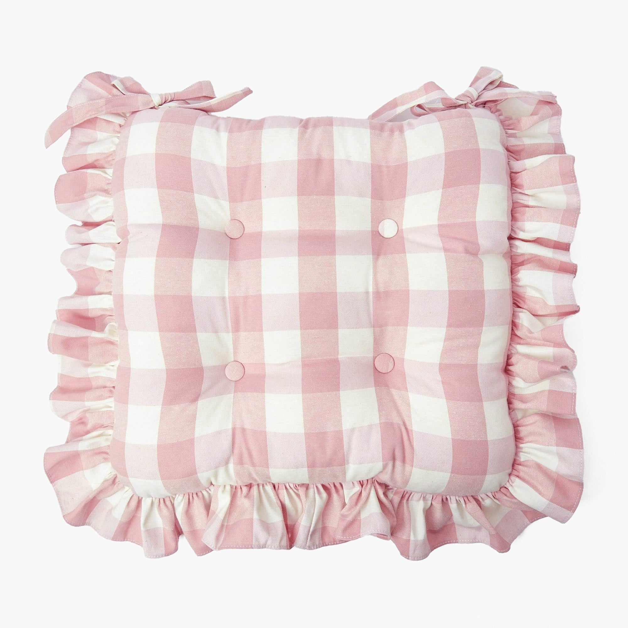Gingham Set Of Seat Cushions Outsunny Set Of Outdoor Seat Cushion