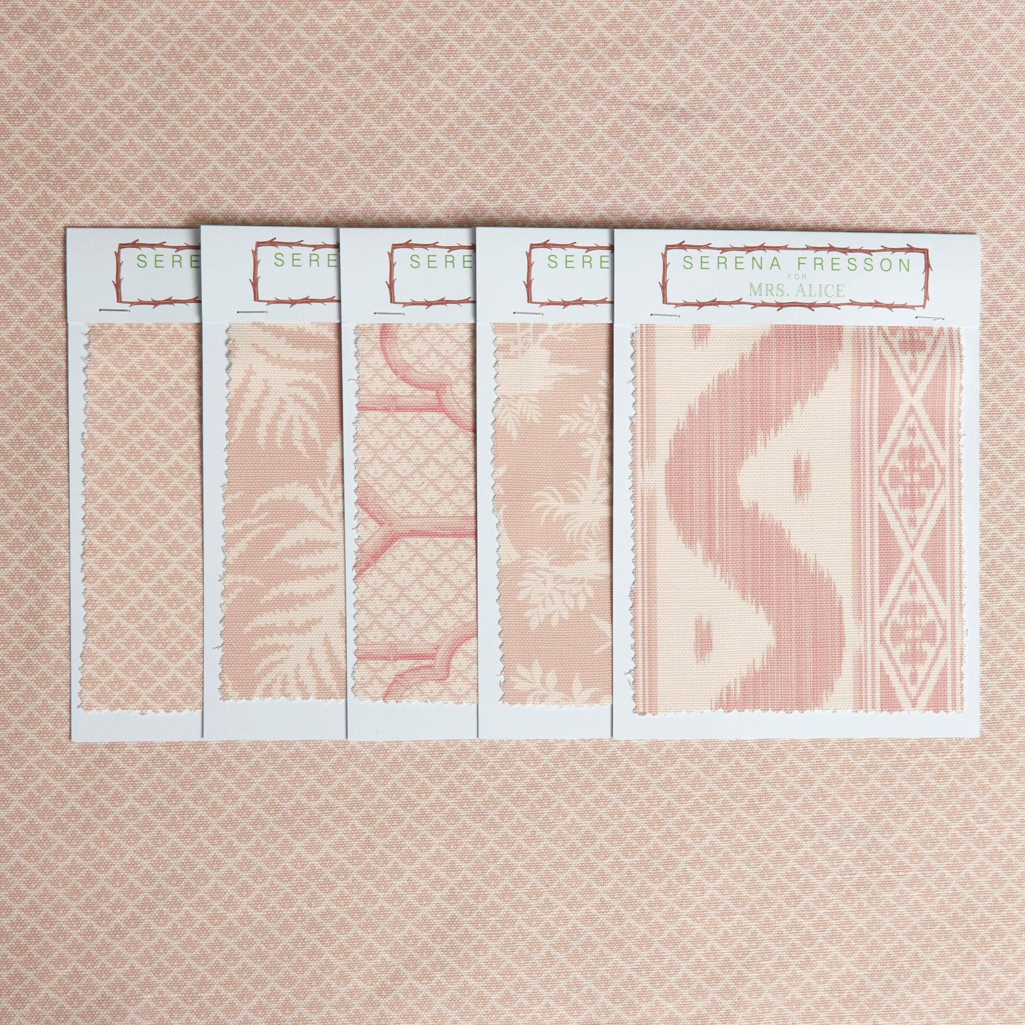 Pink Lotus Flower Fabric - Mrs. Alice