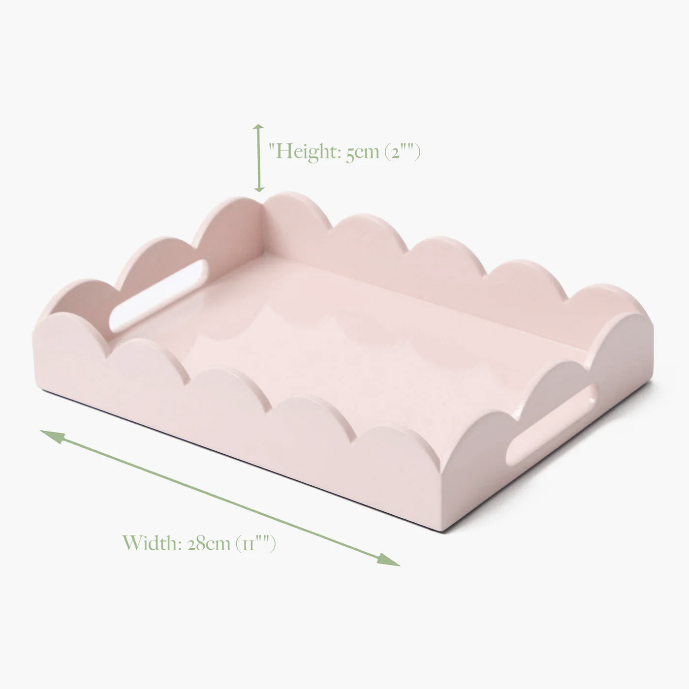 Small Soft Pink Lacquer Tray
