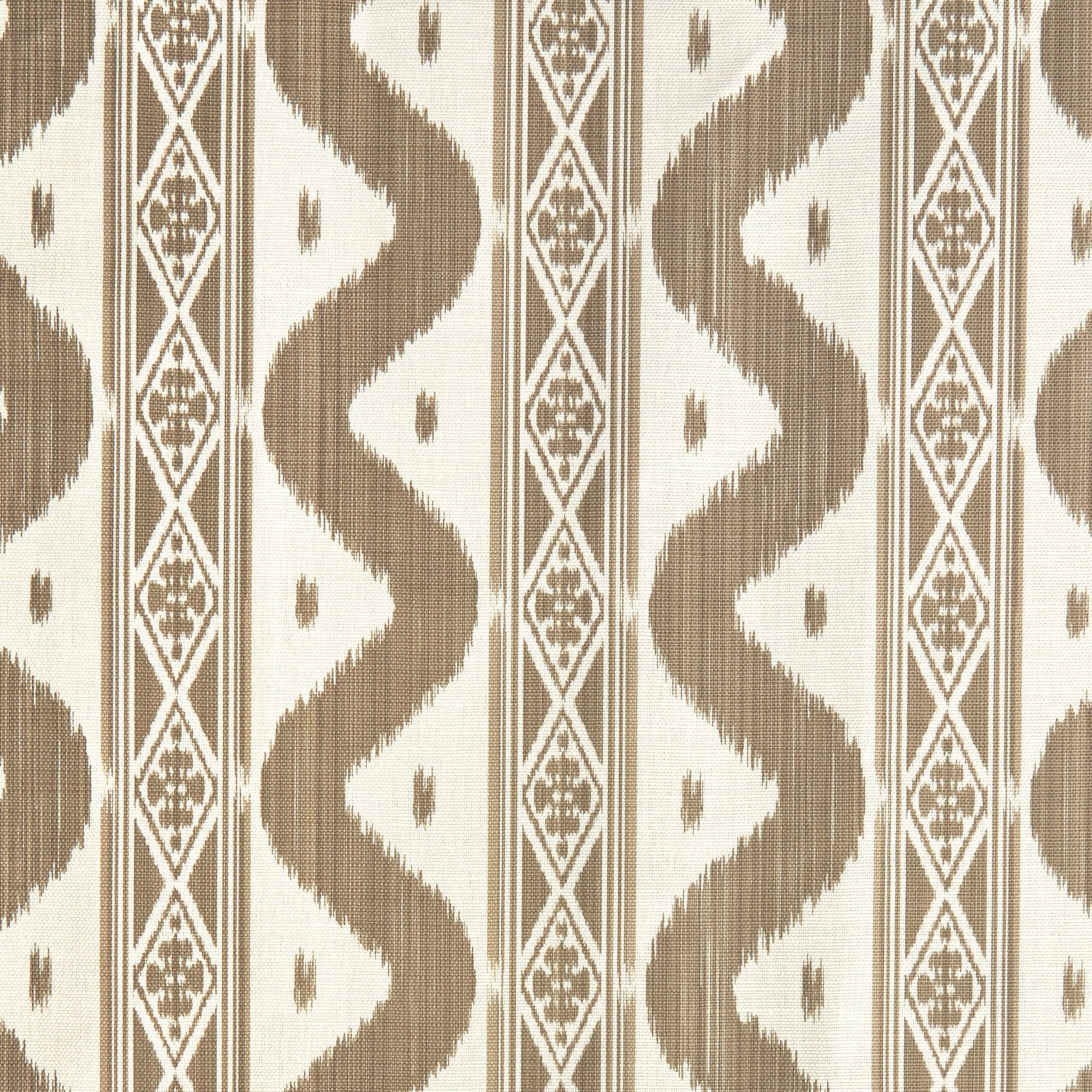 Putty Ikat Stripe Fabric - Mrs. Alice