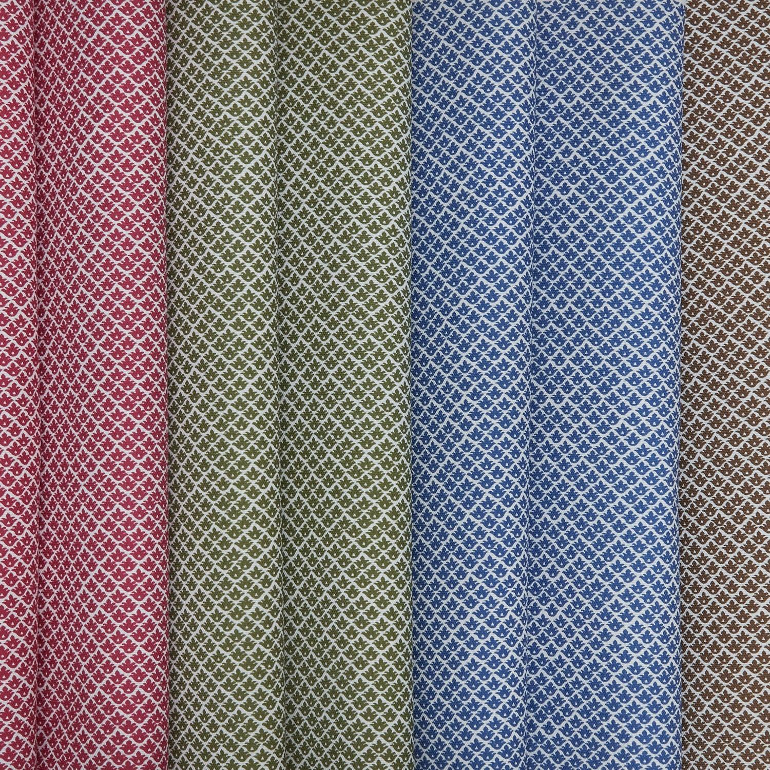 Raspberry Pink Lotus Flower Fabric - Mrs. Alice