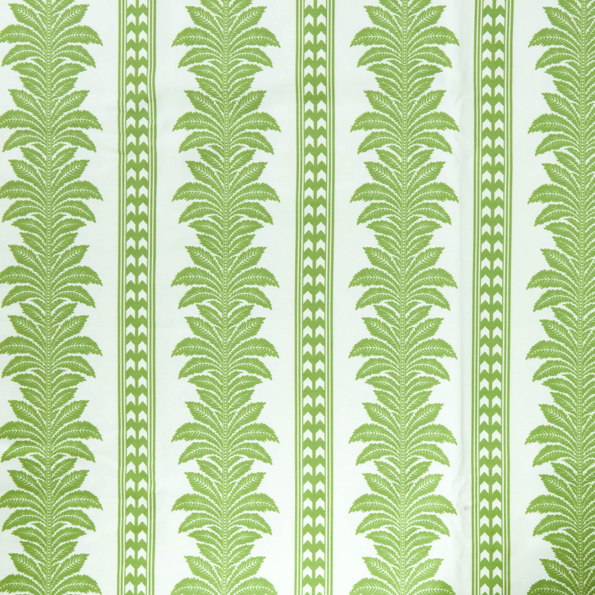 Green Fern Stripe Tablecloth