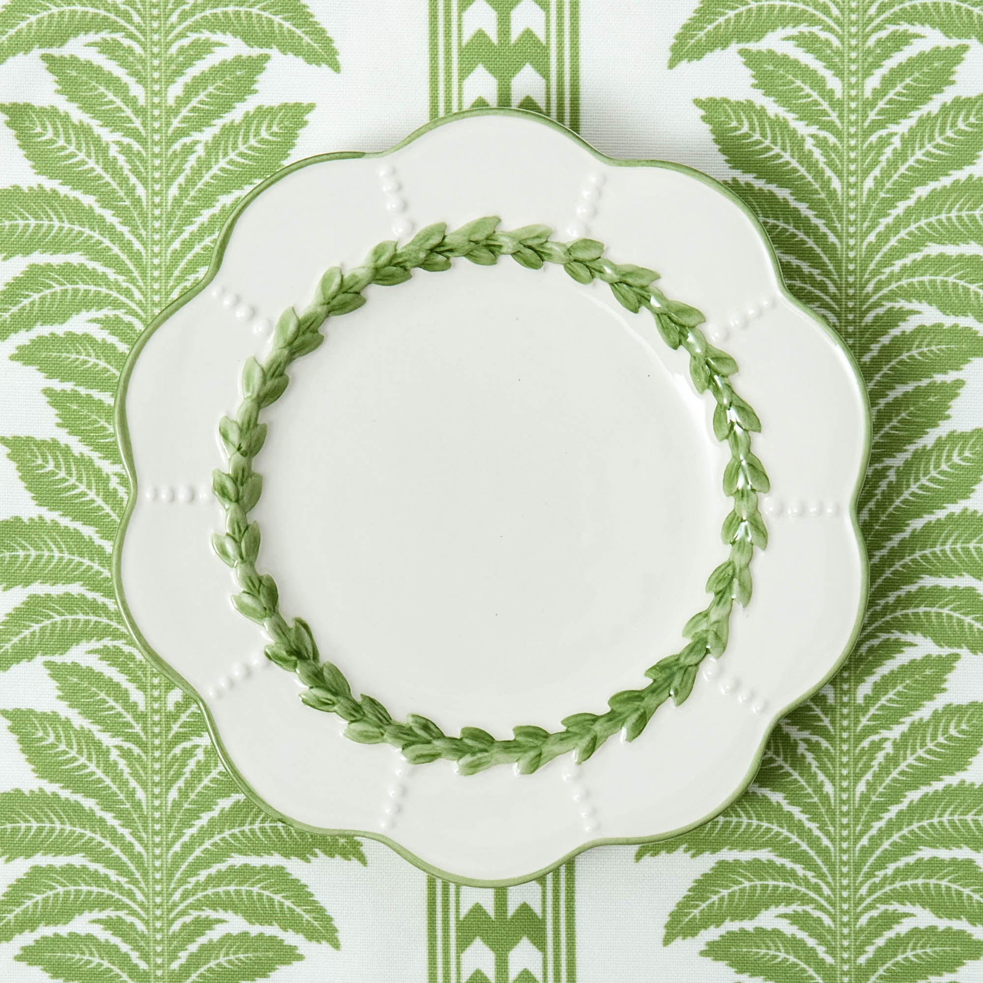 Green Laurel Starter Plate