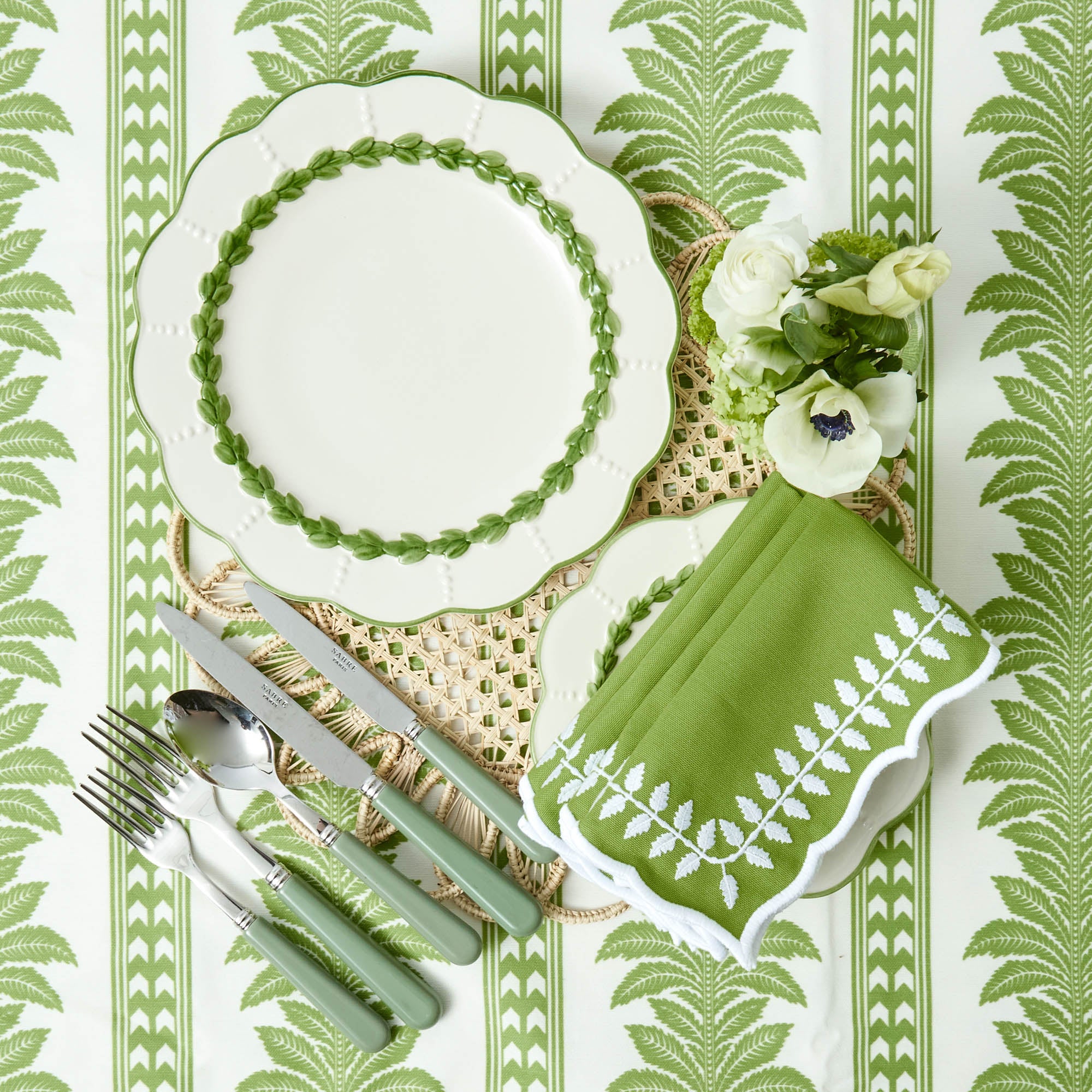 Sage Green Cutlery (5 Piece)