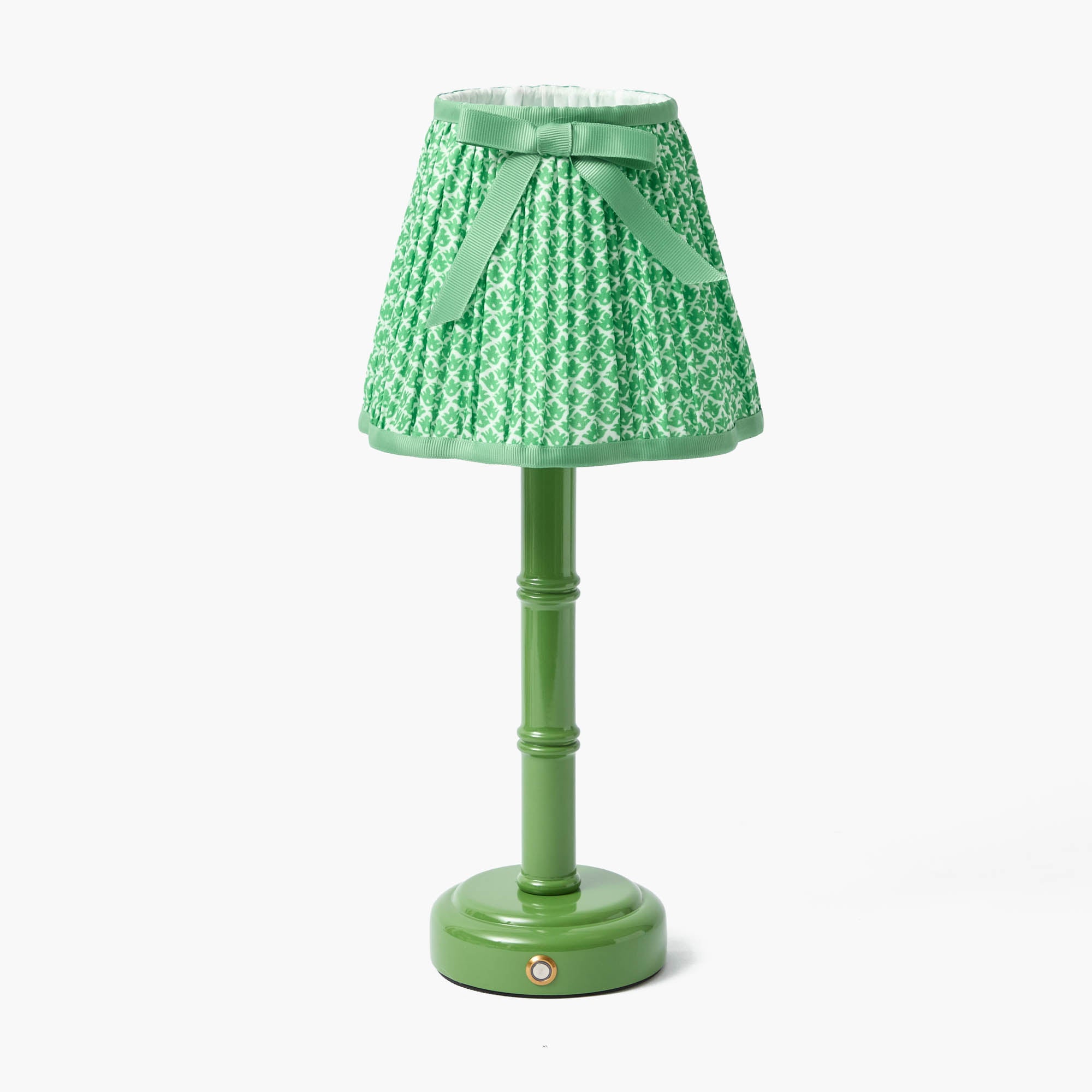 Spring Green Lotus Bow Lampshade (18cm)