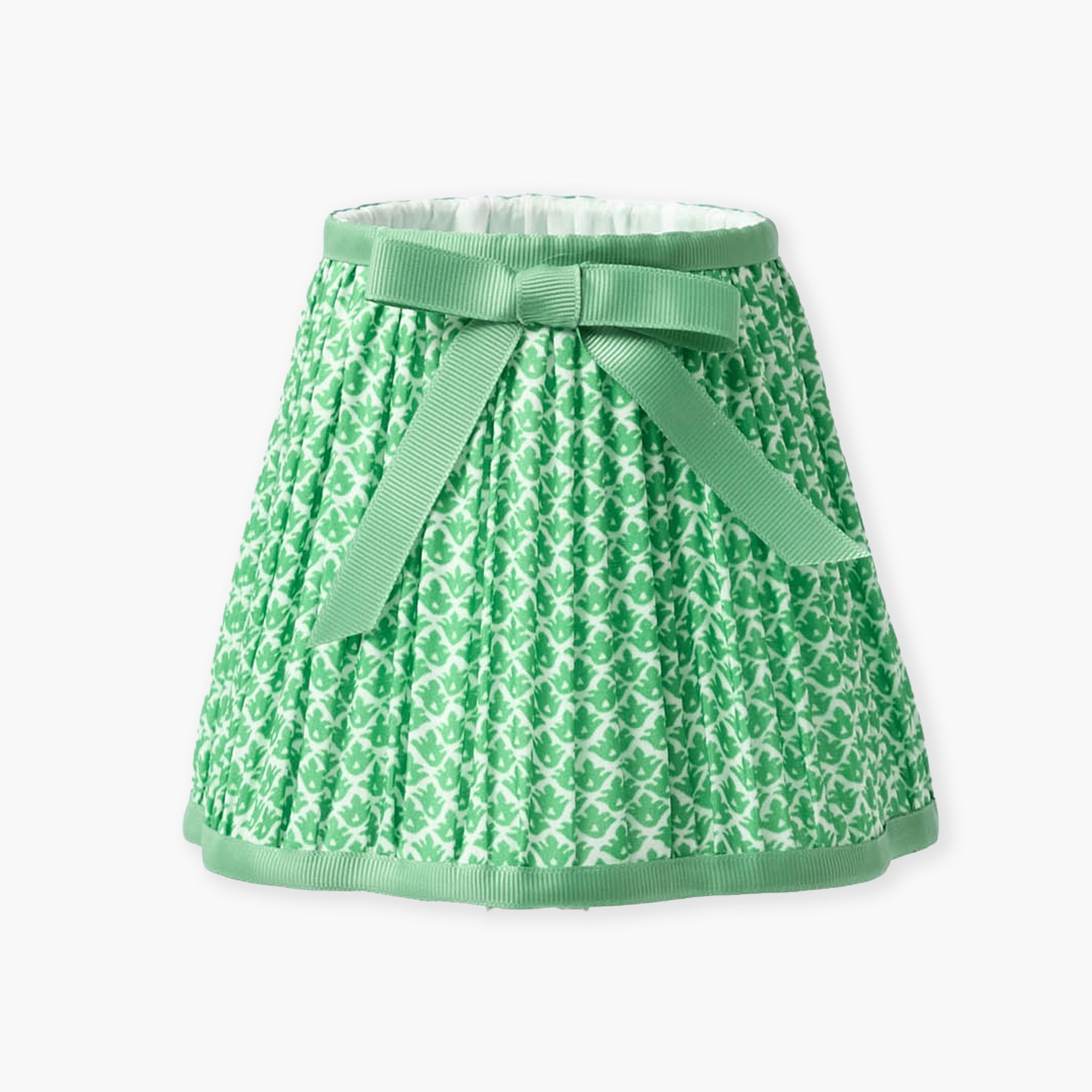 Spring Green Lotus Bow Lampshade (18cm)