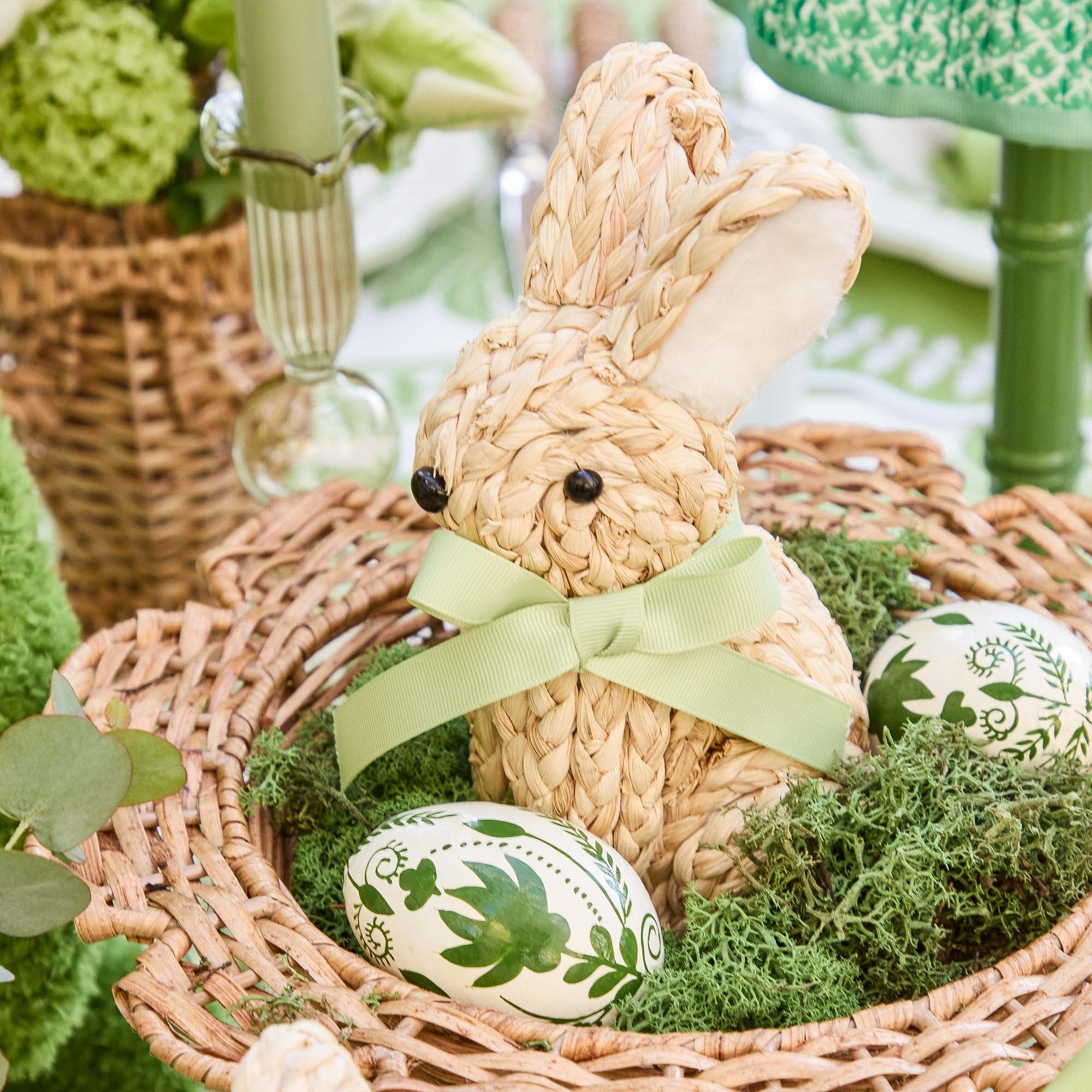Raffia Rabbit Family