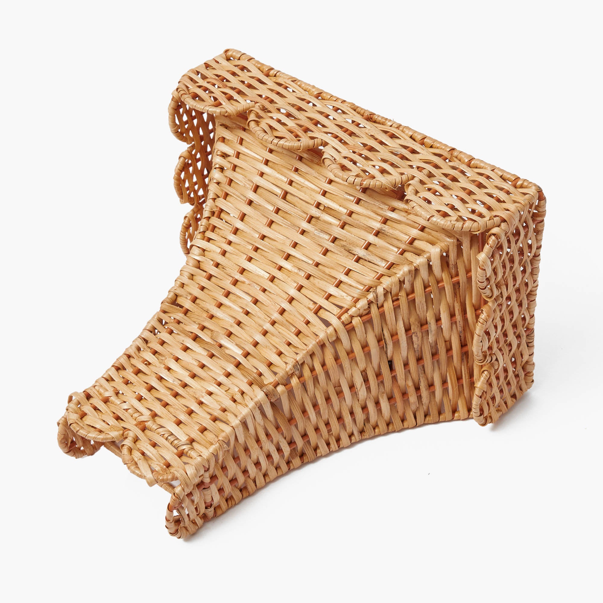 Rattan Rectangular Wall Sconce