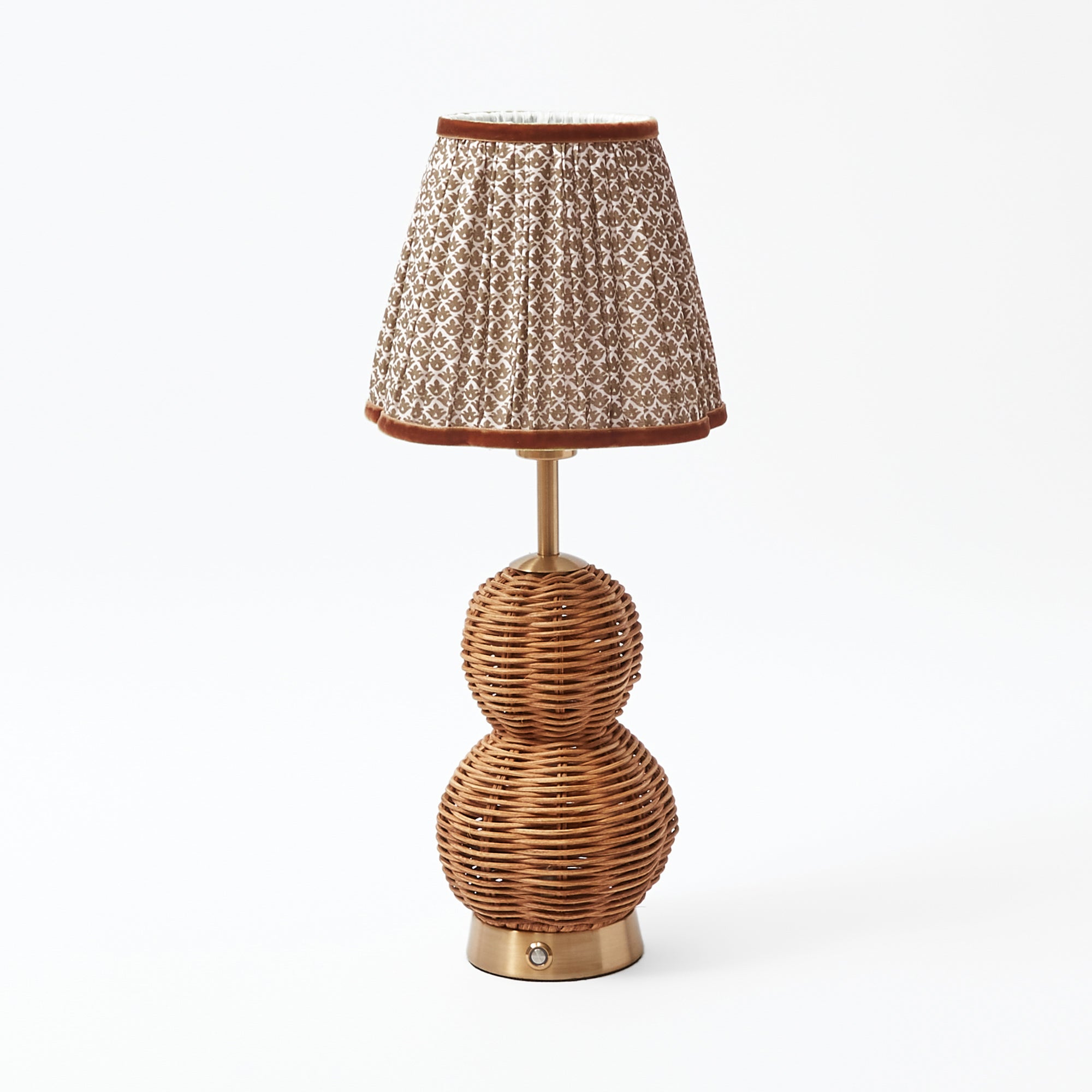 Rattan Bardot Rechargeable Lamp