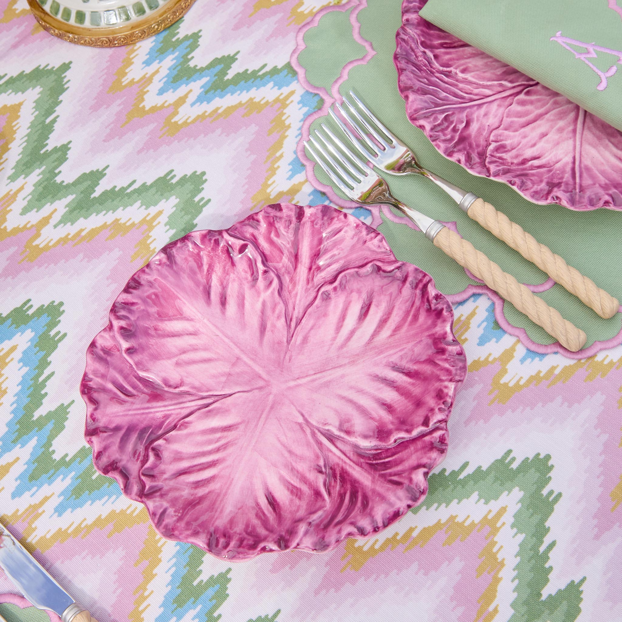 Serena Aubergine Cabbage Starter Plate