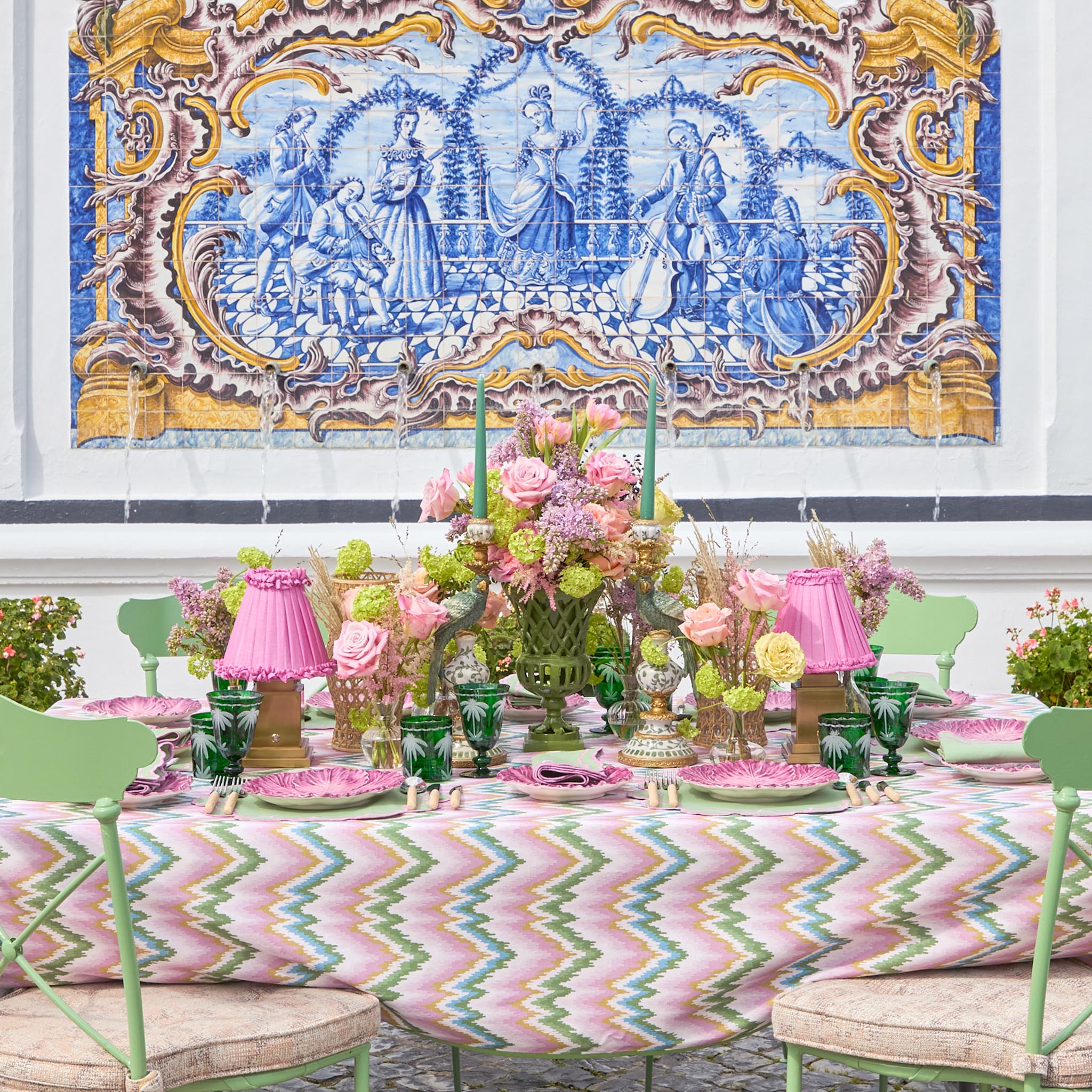 Serena Aubergine Cabbage Dinner Plates (Set of 4)