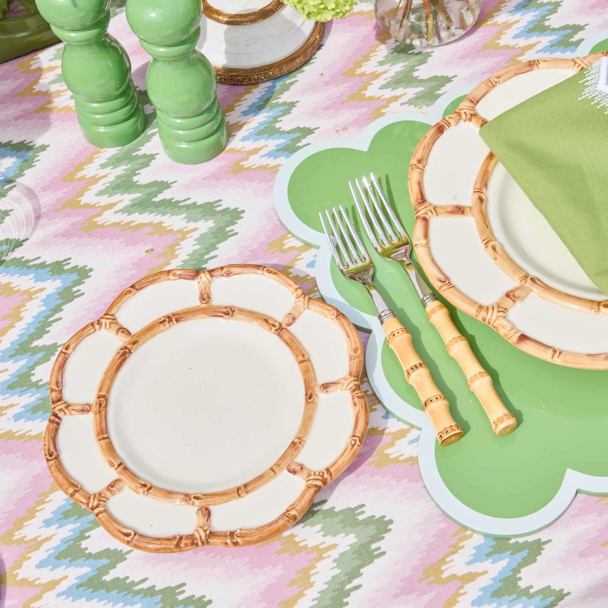 Petal Bamboo Starter Plate (Set of 4)