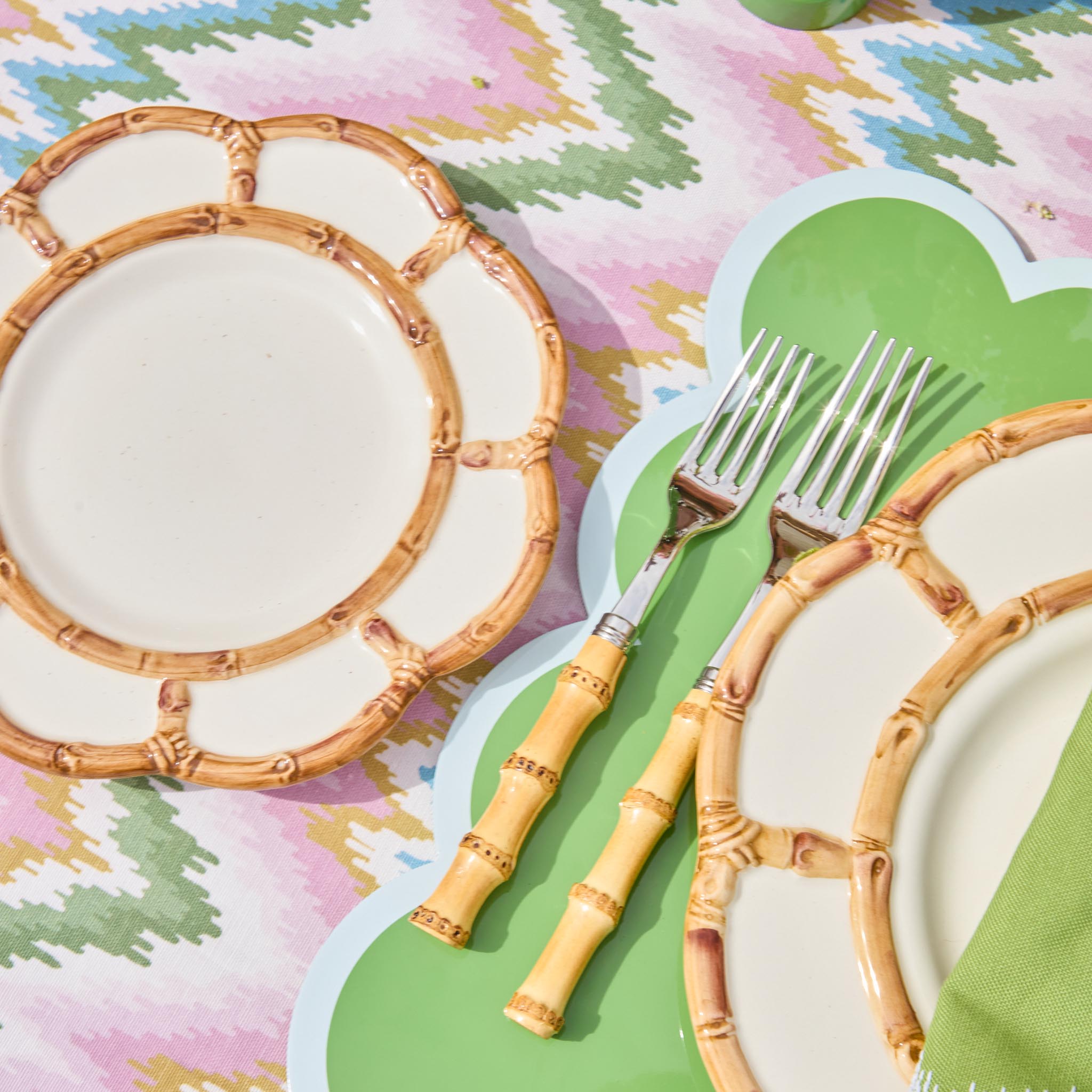 Petal Bamboo Starter Plate (Set of 4)