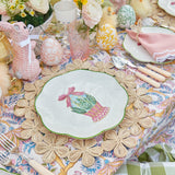 Scalloped Easter Dinner Plate (Set of 4) - Mrs. Alice