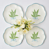 Scalloped Lily of the Valley Dinner Plate (Set of 4) - Mrs. Alice