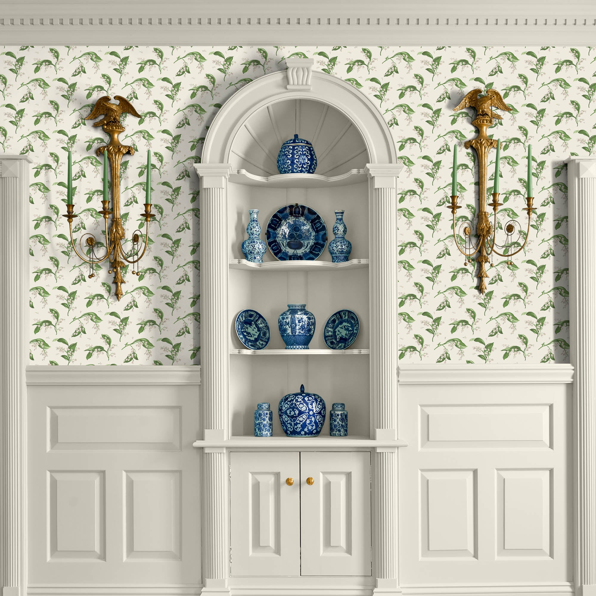 Pebble Lily of the Valley Wallpaper