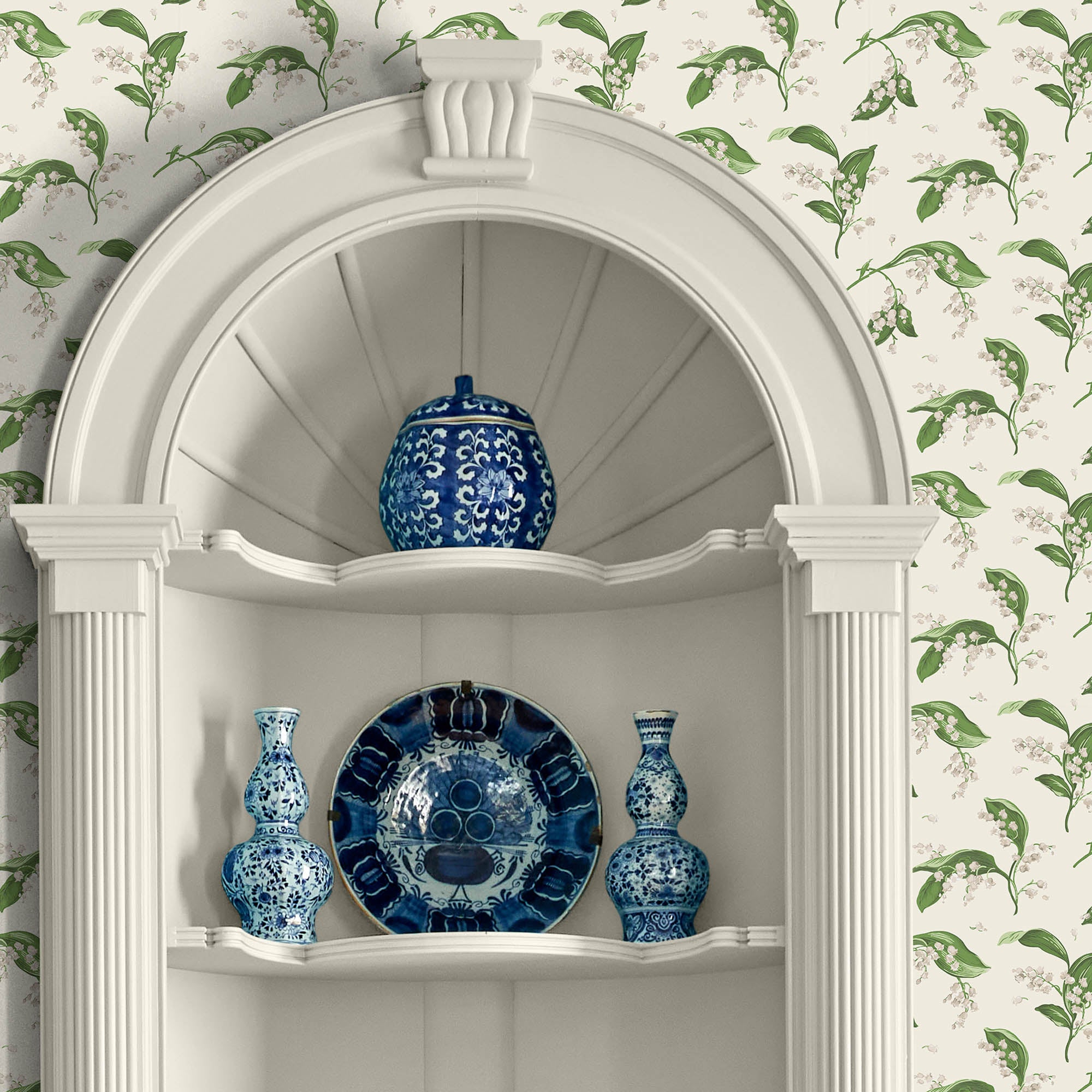 Pebble Lily of the Valley Wallpaper