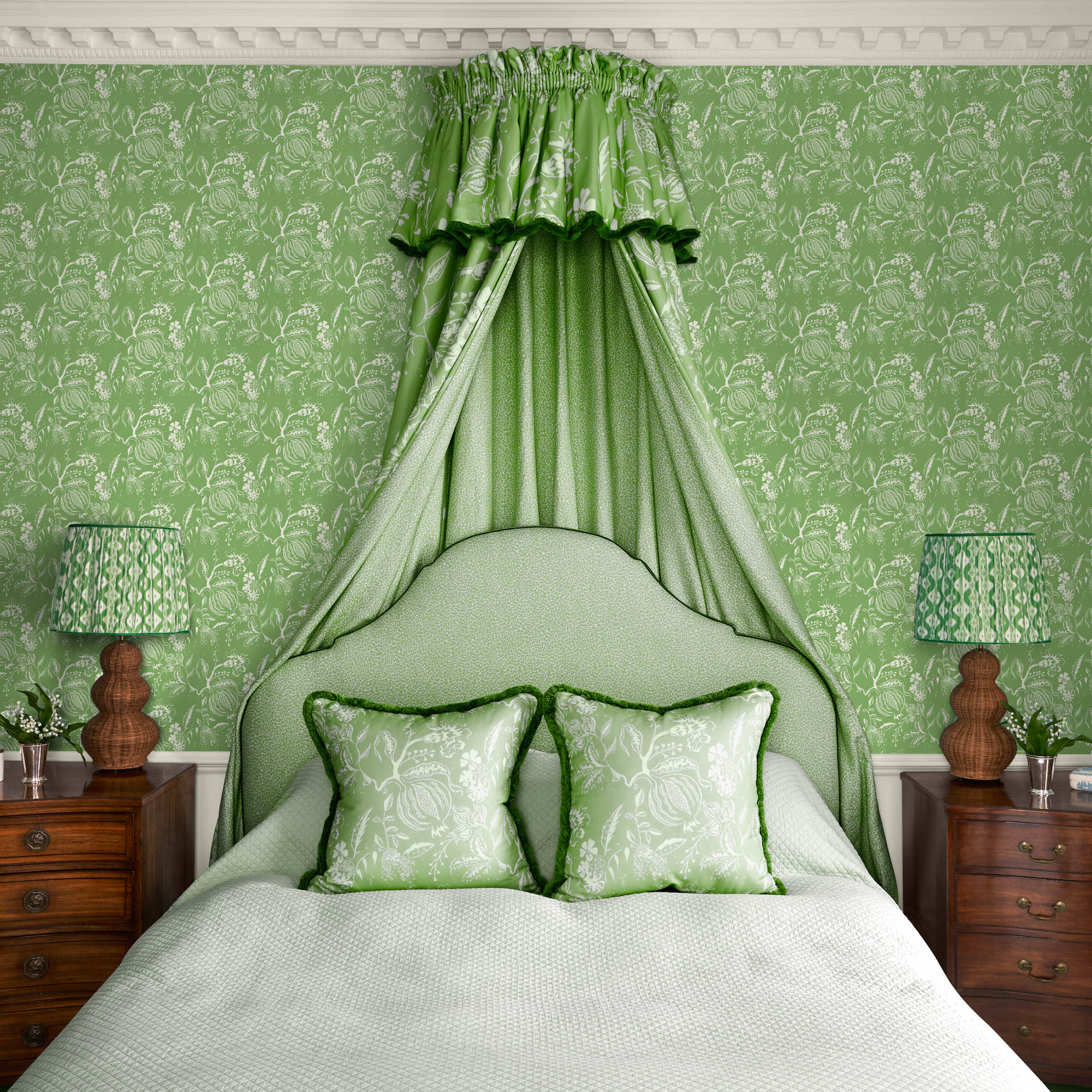 Green Chelsea Square Wallpaper
