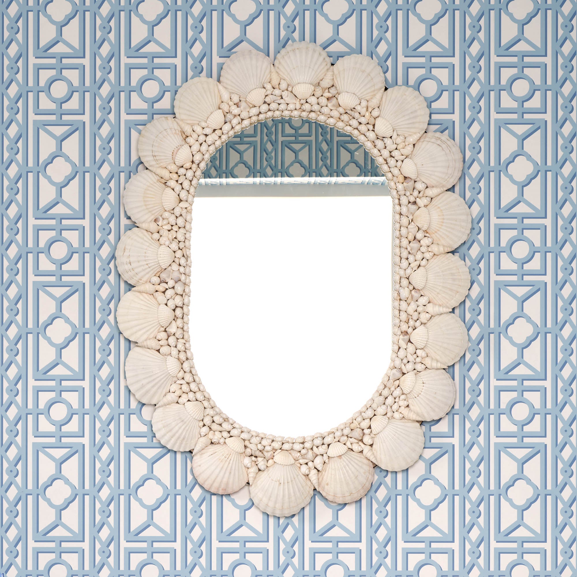 Blue Pavilion Wallpaper