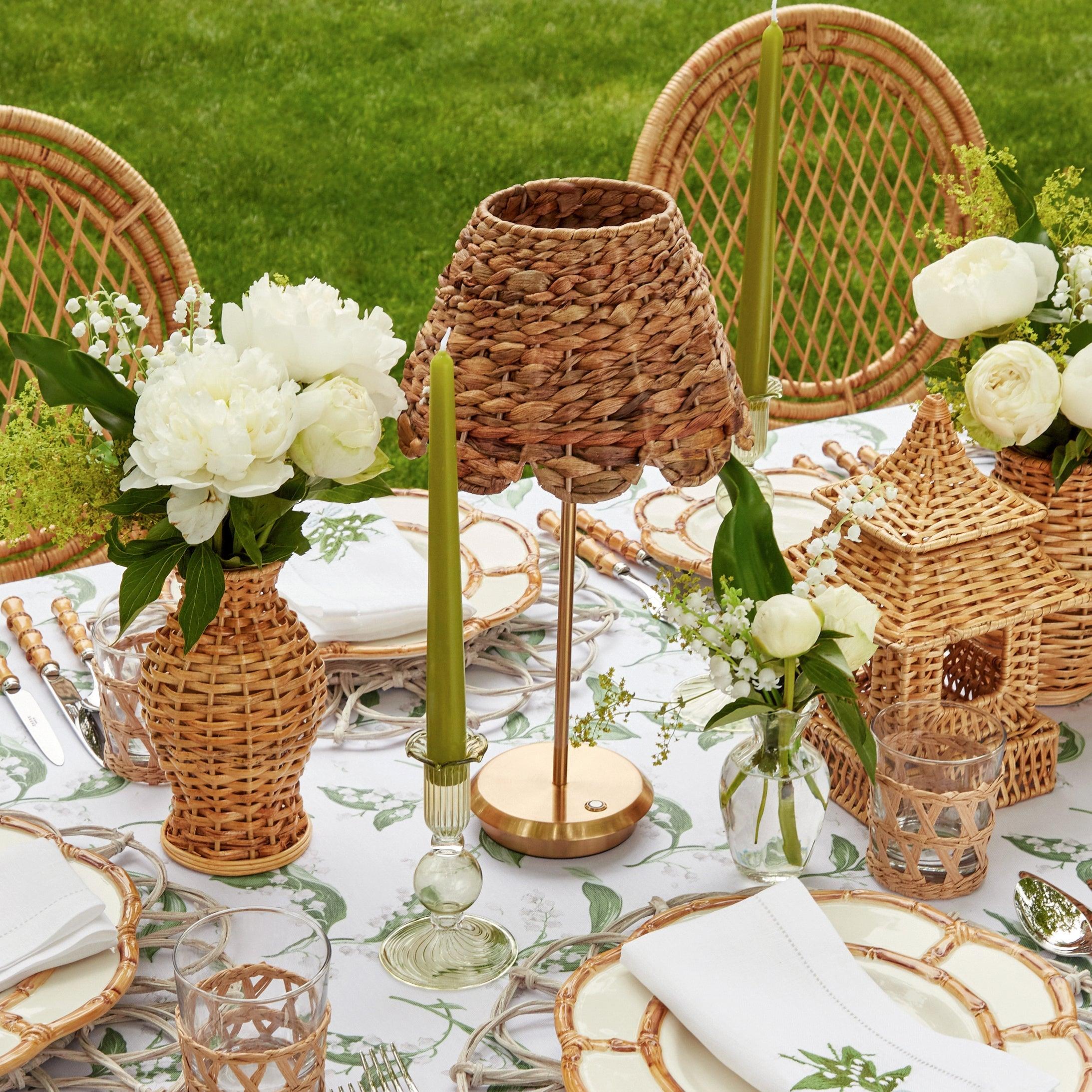 Add a touch of organic elegance to your interior decor with the Small Eden Green Candle Holders, perfect for creating a coordinated and inviting atmosphere in your living space.