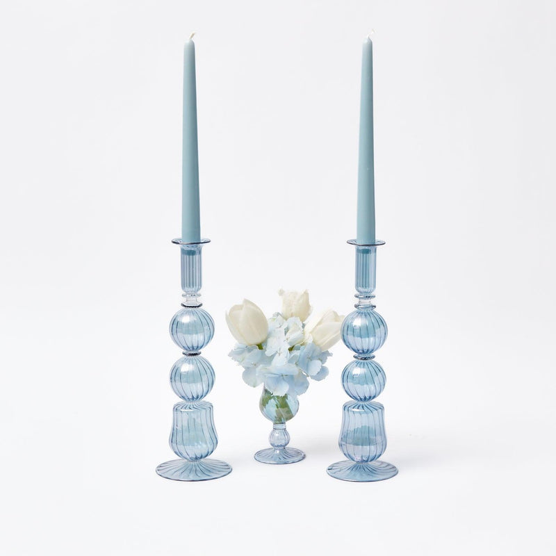 Soft Blue Candles (Set of 8) - Mrs. Alice