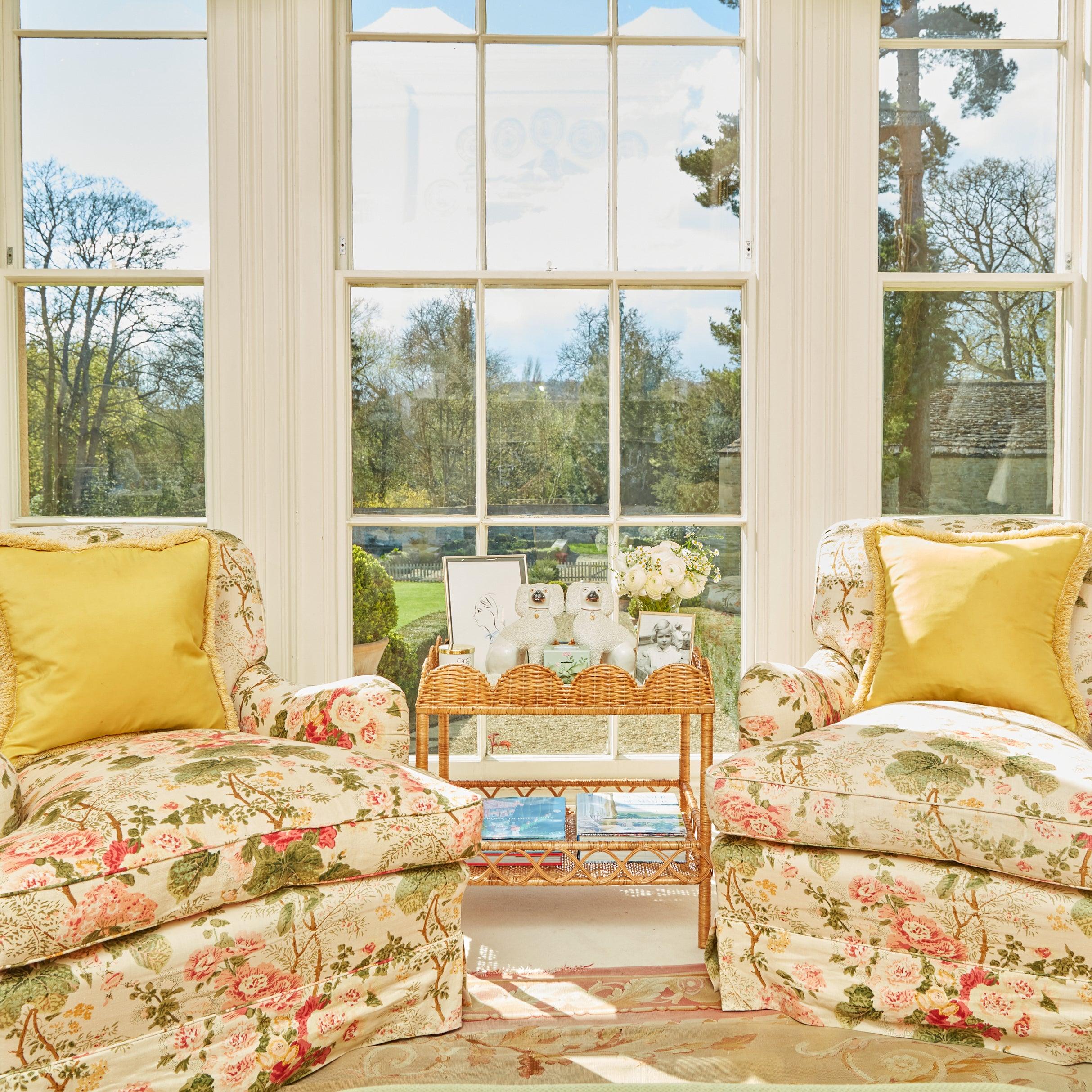 Sophia Rattan Side Table - Mrs. Alice