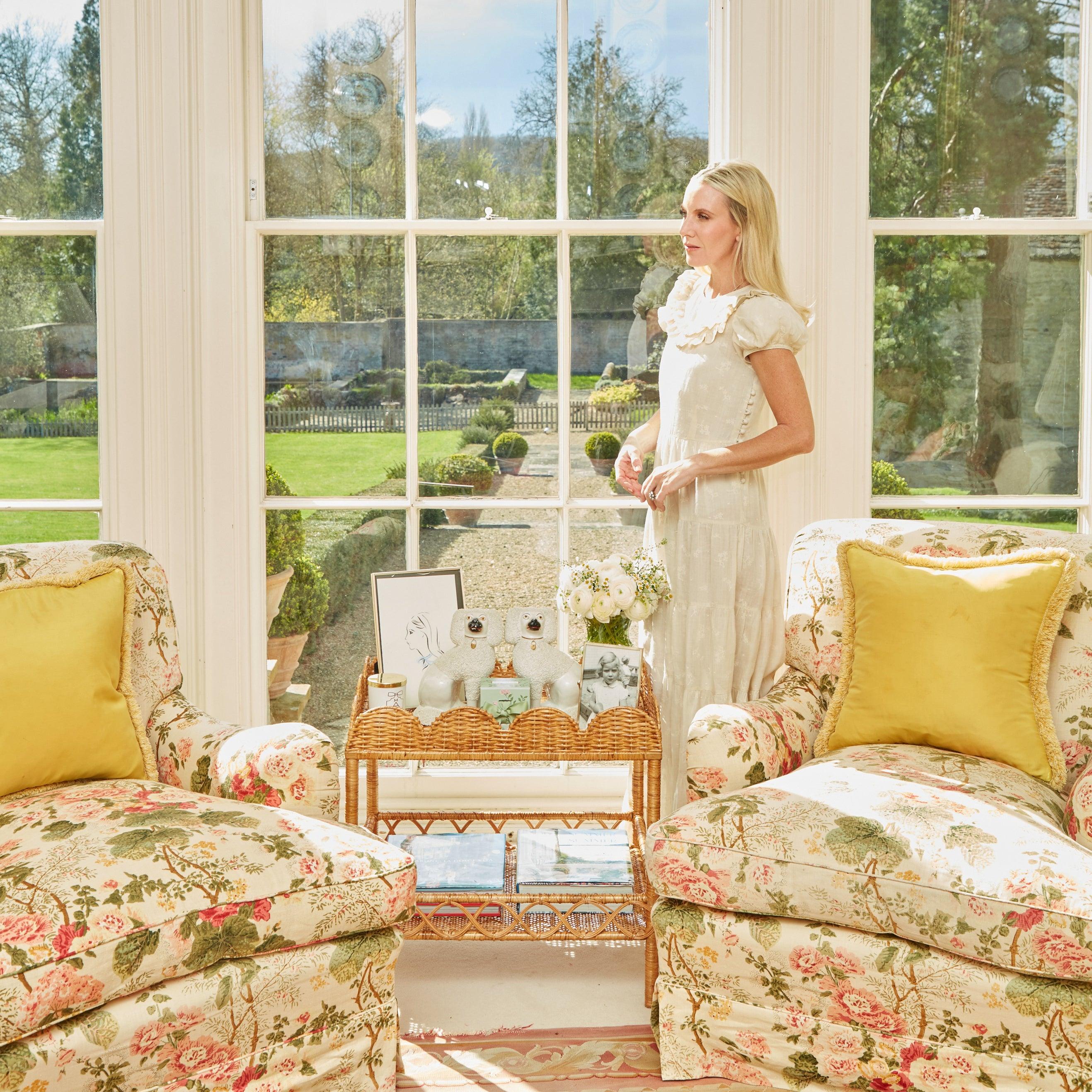 Sophia Rattan Side Table - Mrs. Alice