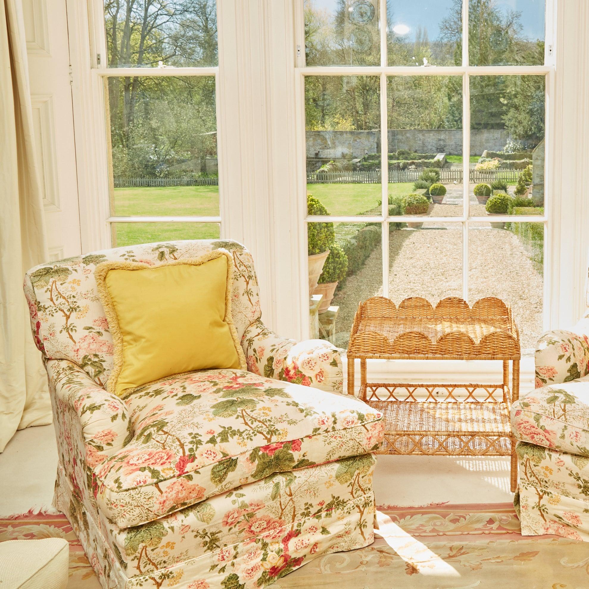 Sophia Rattan Side Table - Mrs. Alice