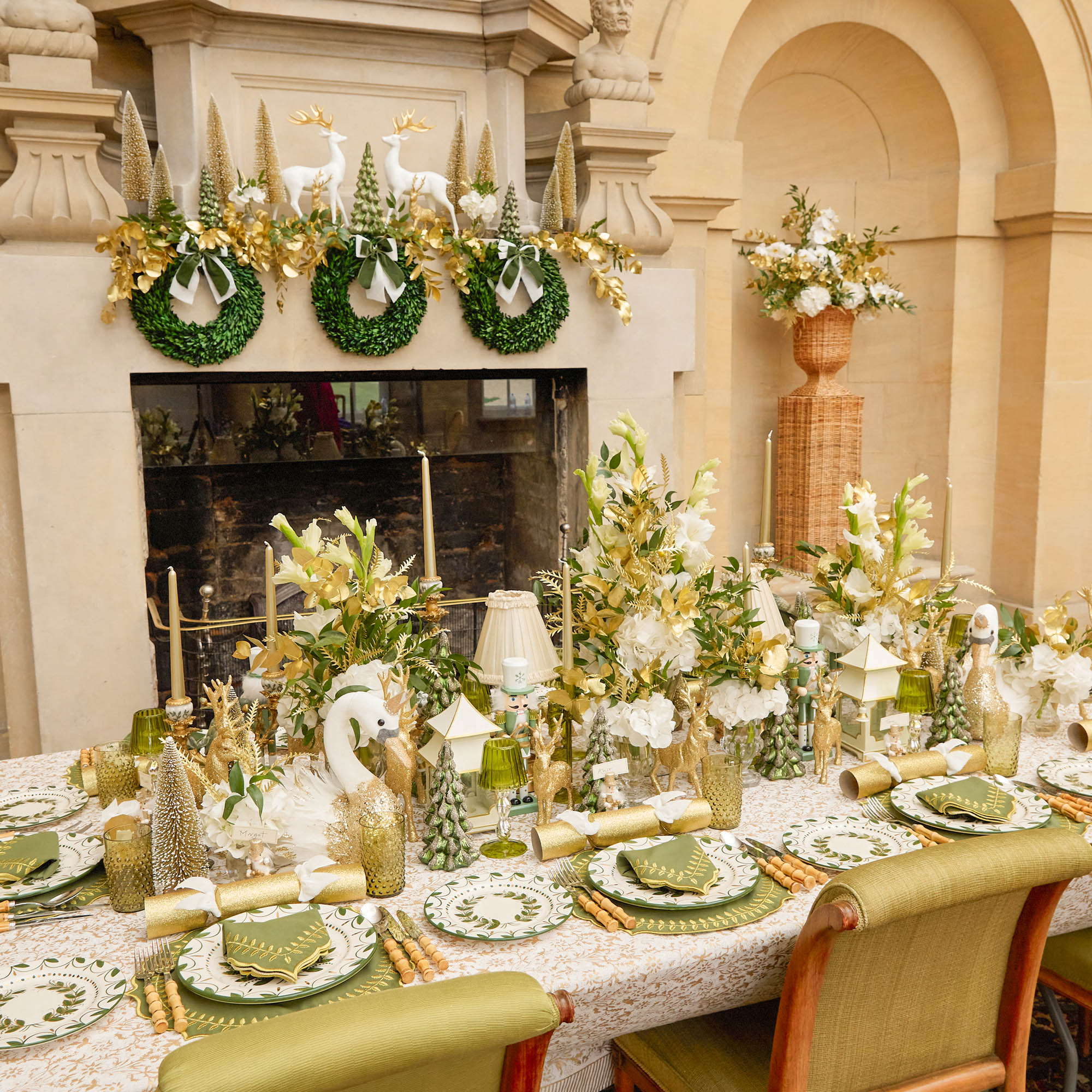 Champagne Gold Candles (Set of 8)