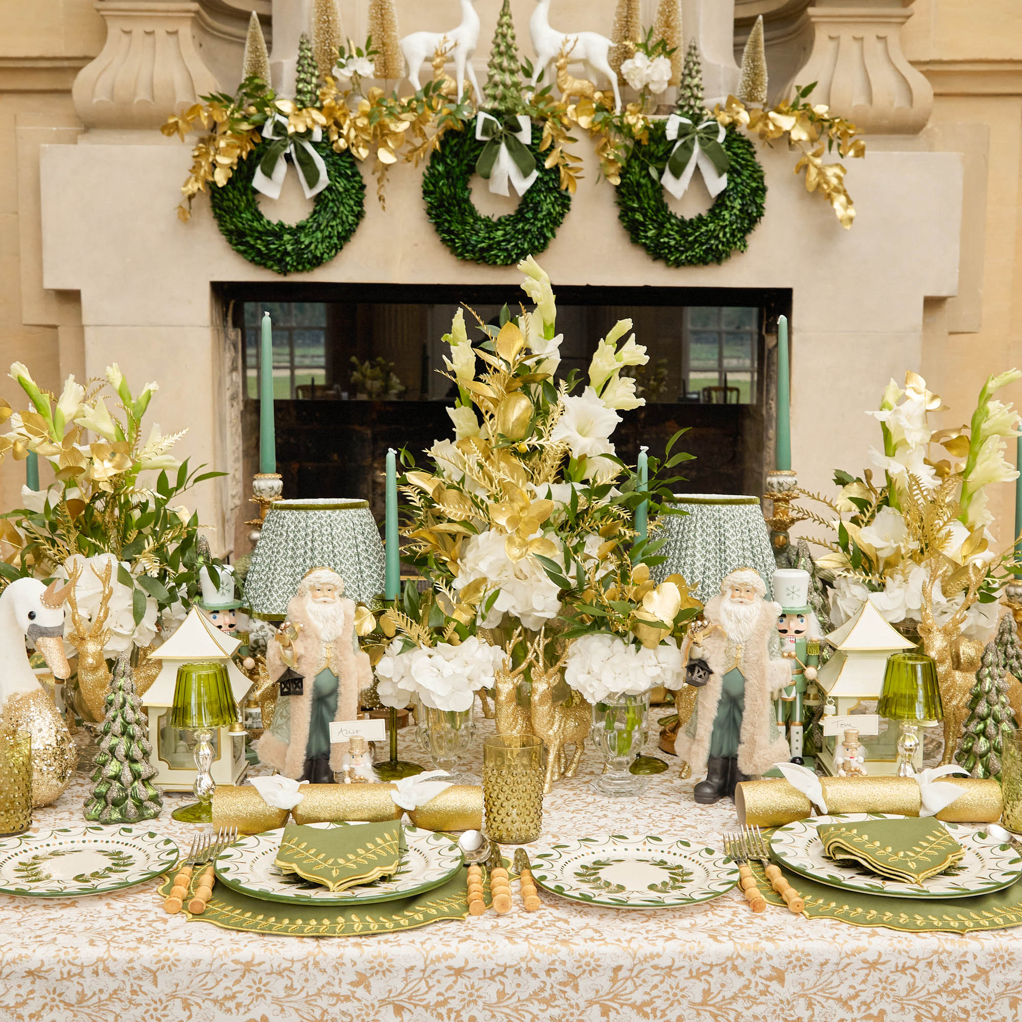 Olive Lotus Lampshade (22cm)