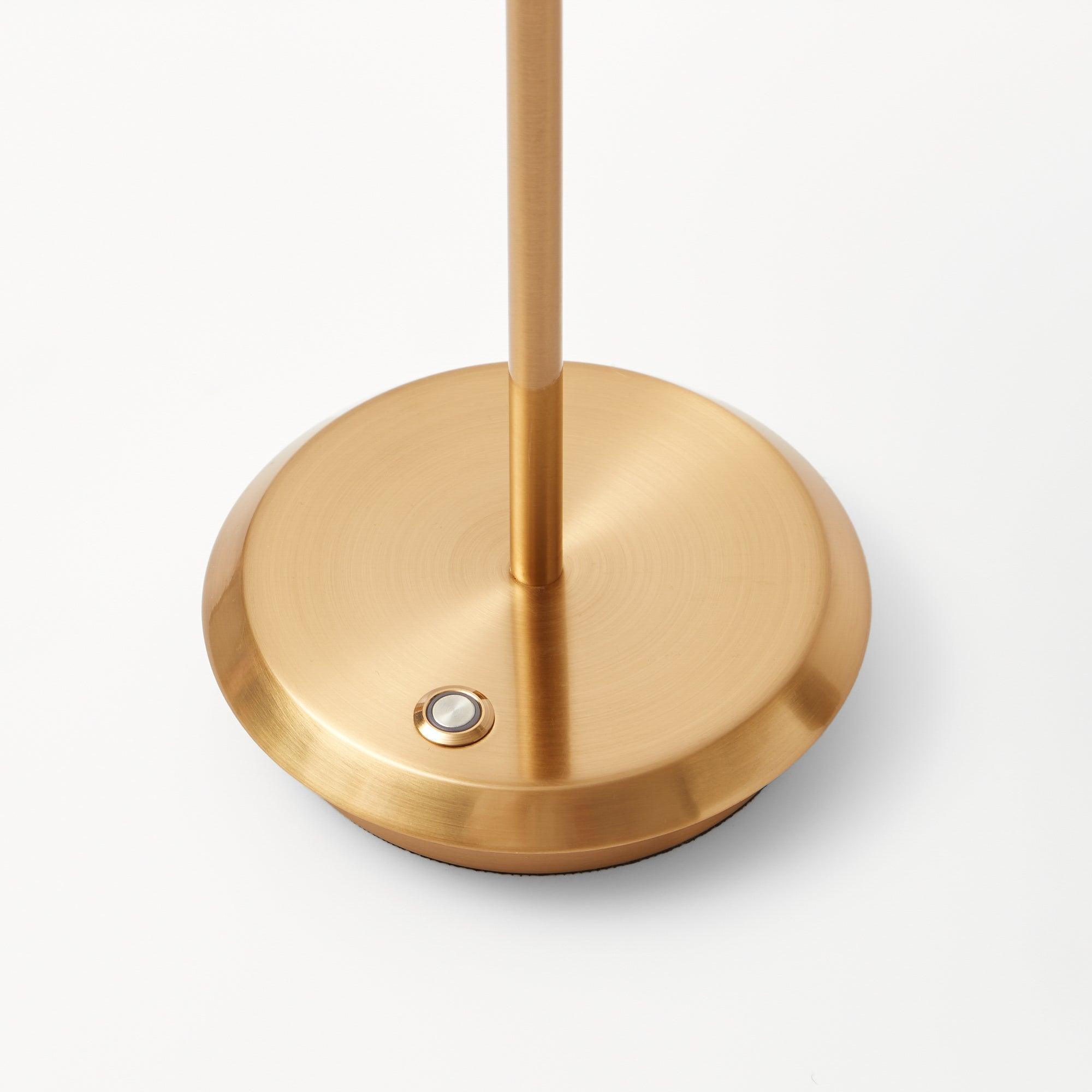 Tall Rechargeable Lamp with Natural Seagrass Lampshade - Mrs. Alice