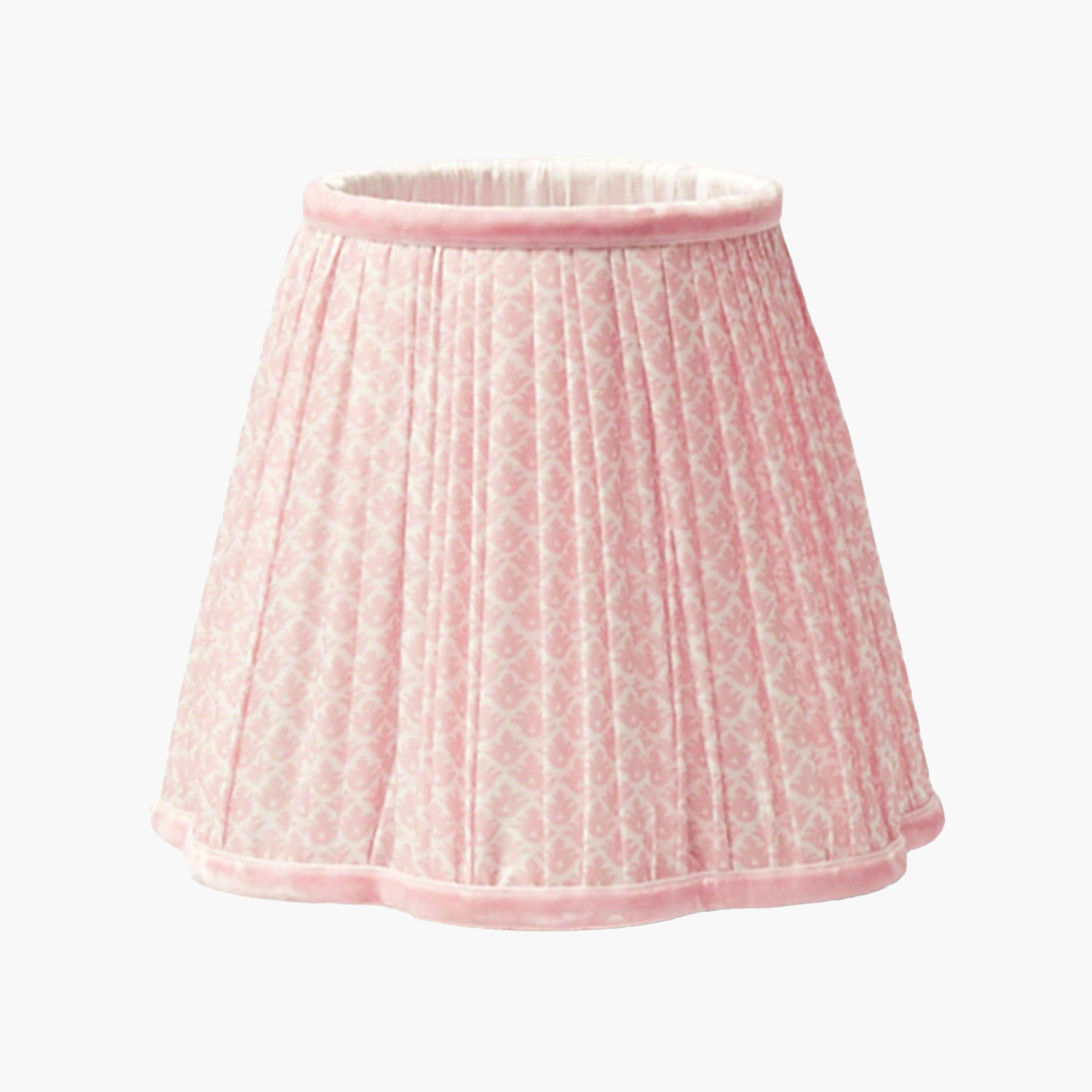 Tall Rechargeable Lamp with Pink Lotus Lampshade - Mrs. Alice