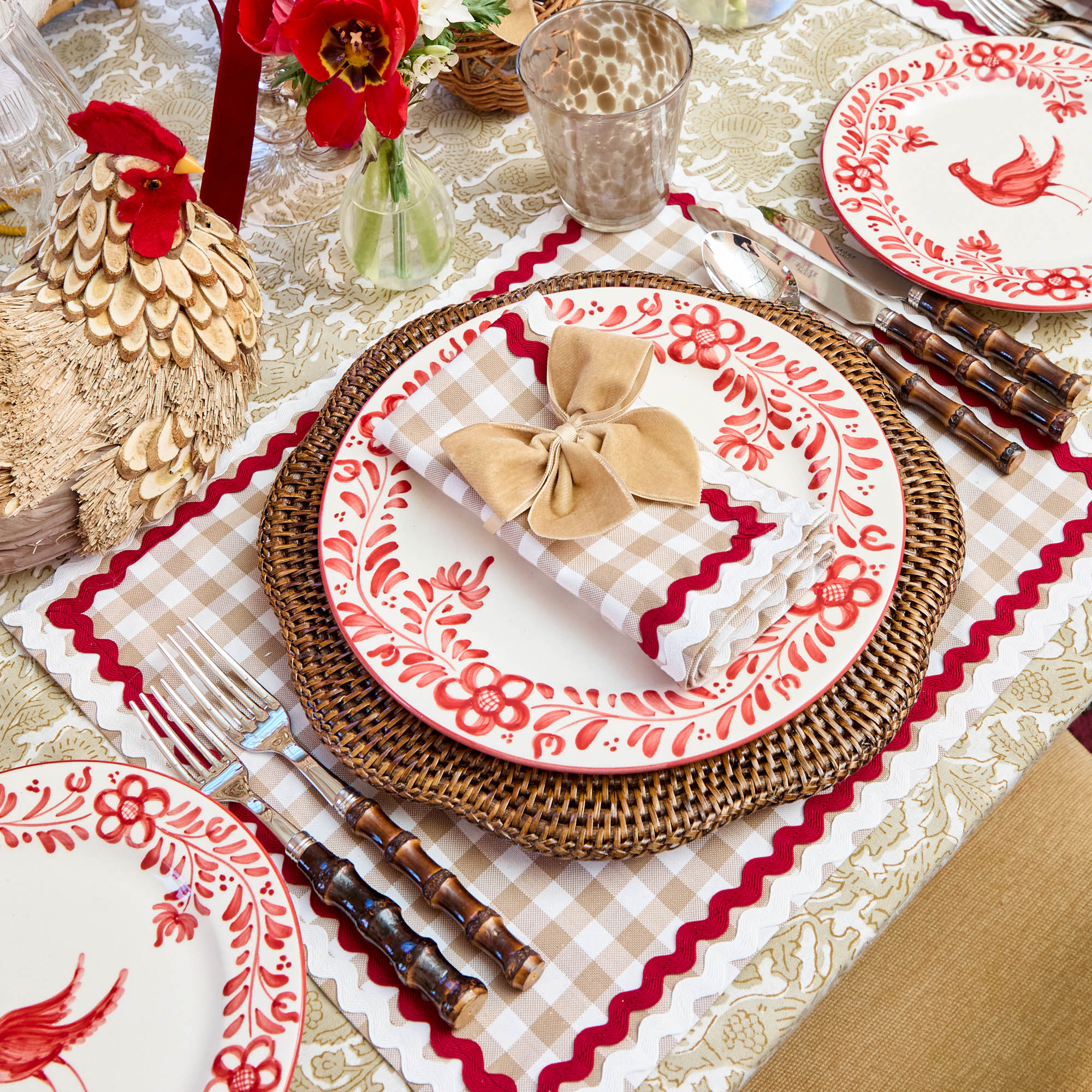 Putty Pheasant Tablecloth