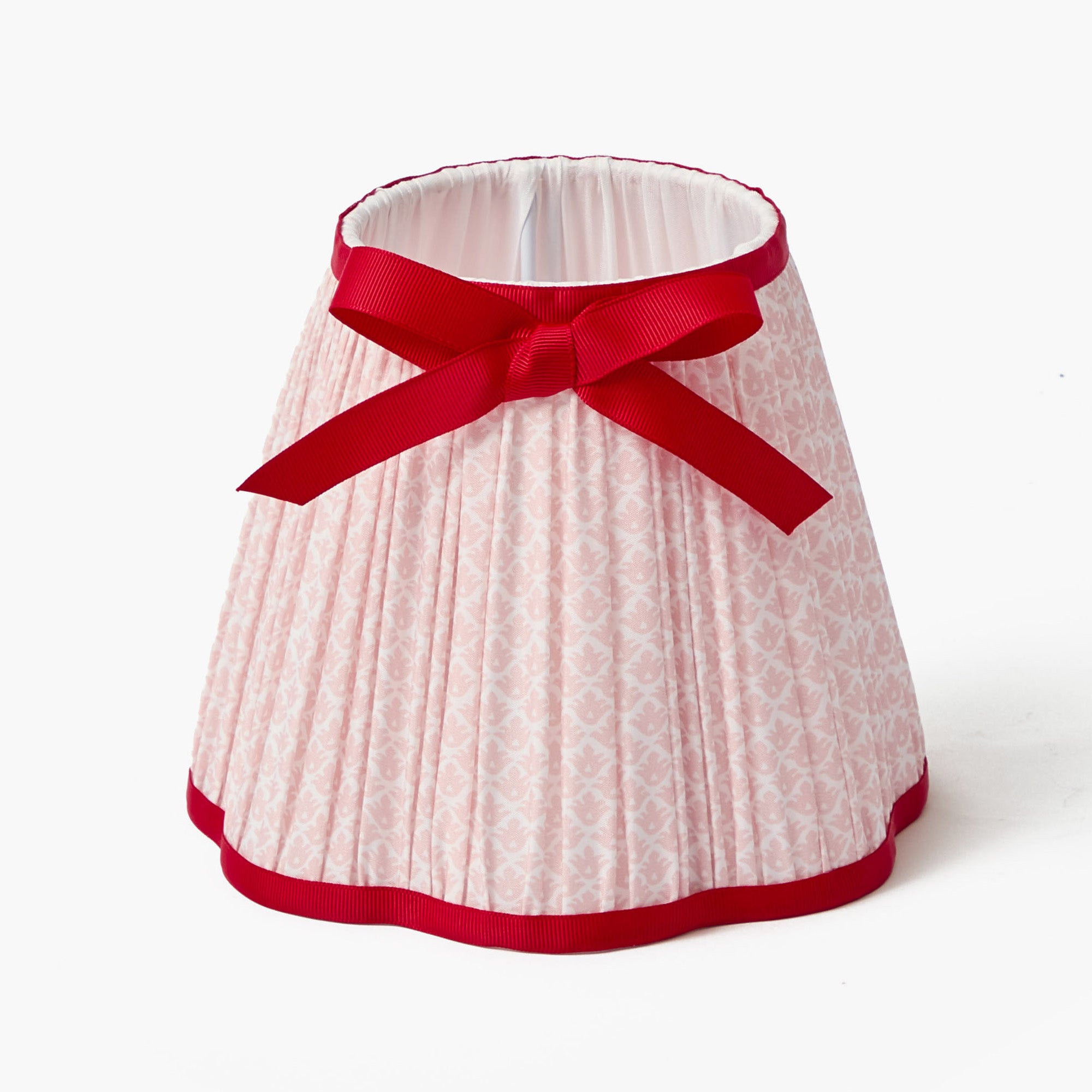 Marilyn Bow Rechargeable Lamp with Pink & Red Bow Shade (18cm)