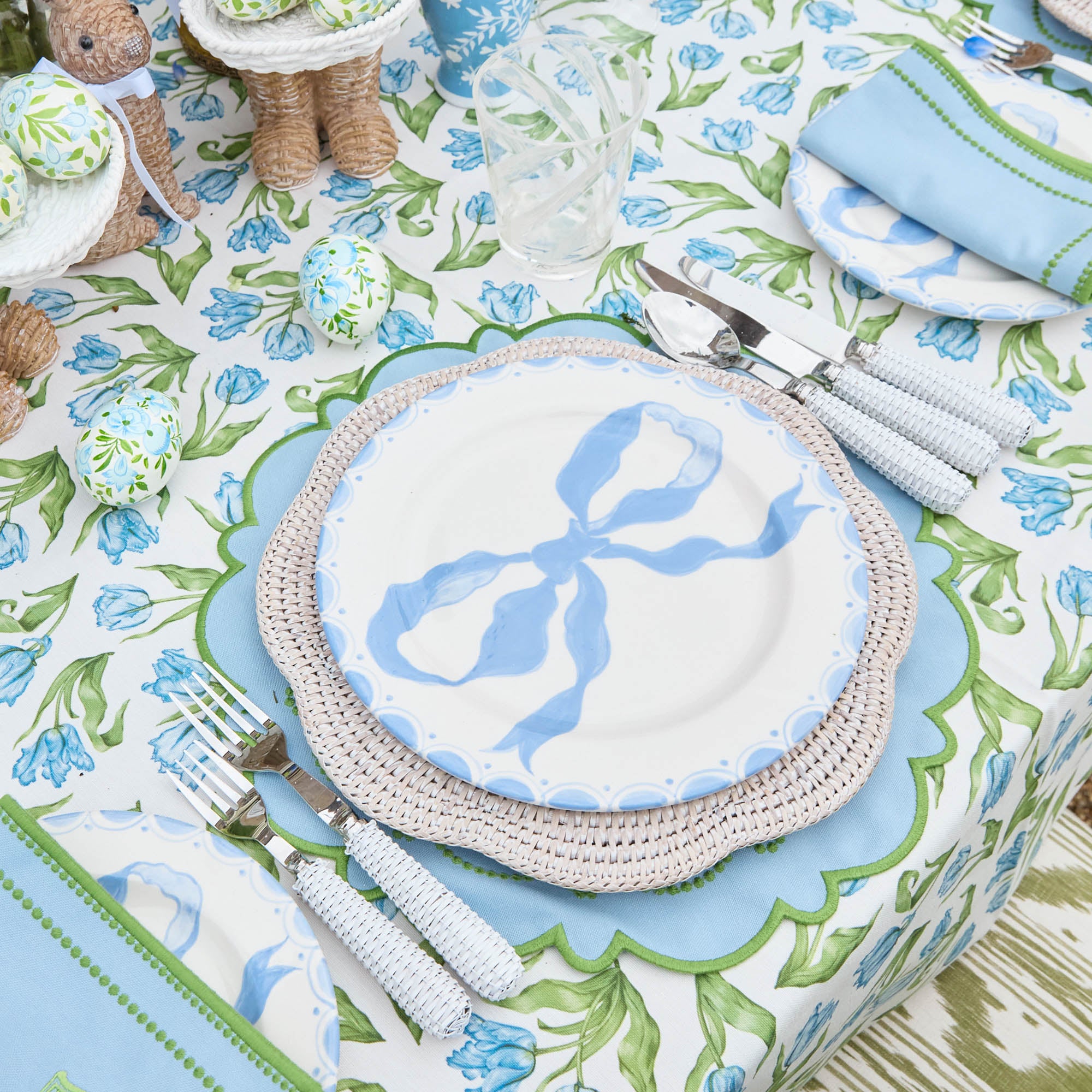 White Swirl Outdoor Glasses (Set of 6)