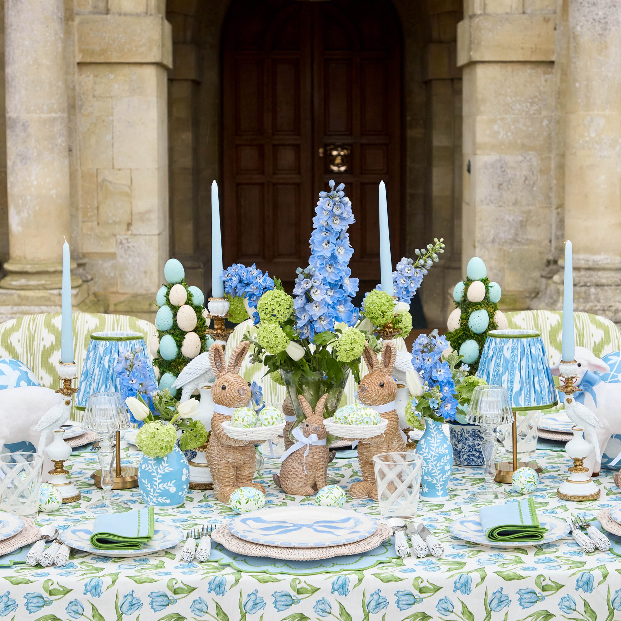 White Swirl Outdoor Glasses (Set of 6)