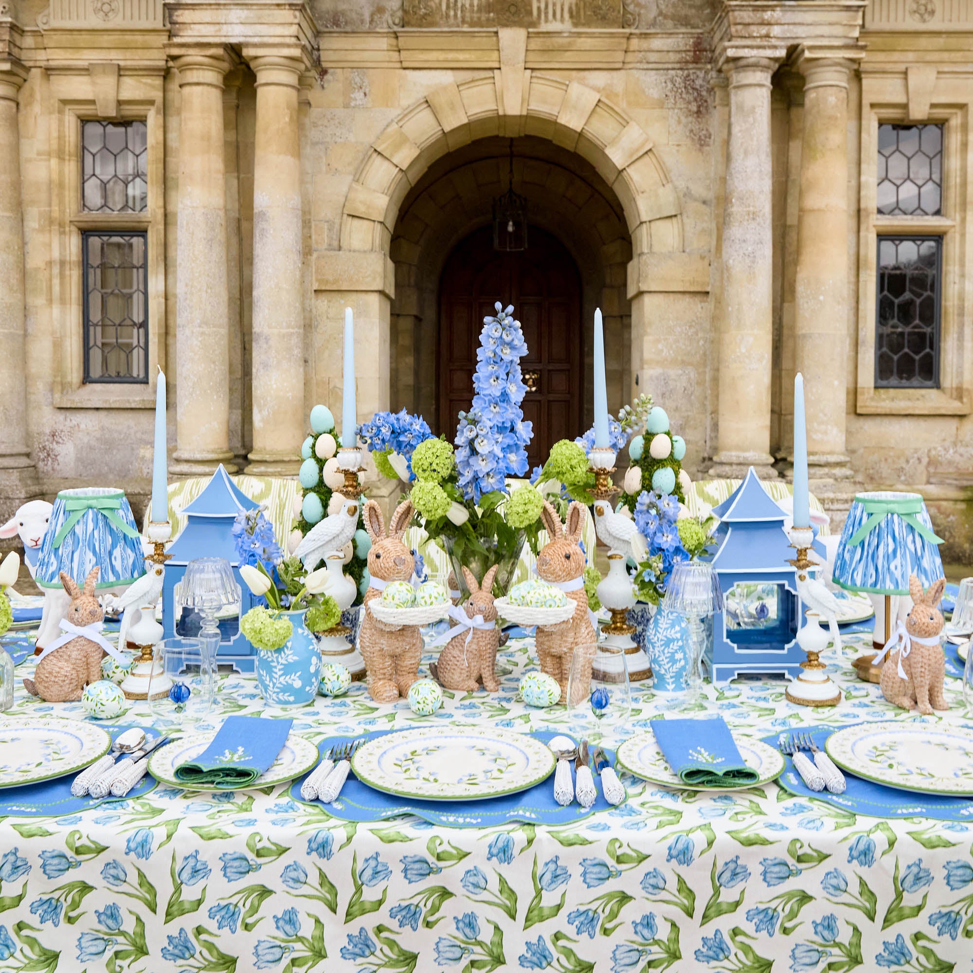 Periwinkle Pagoda Lantern