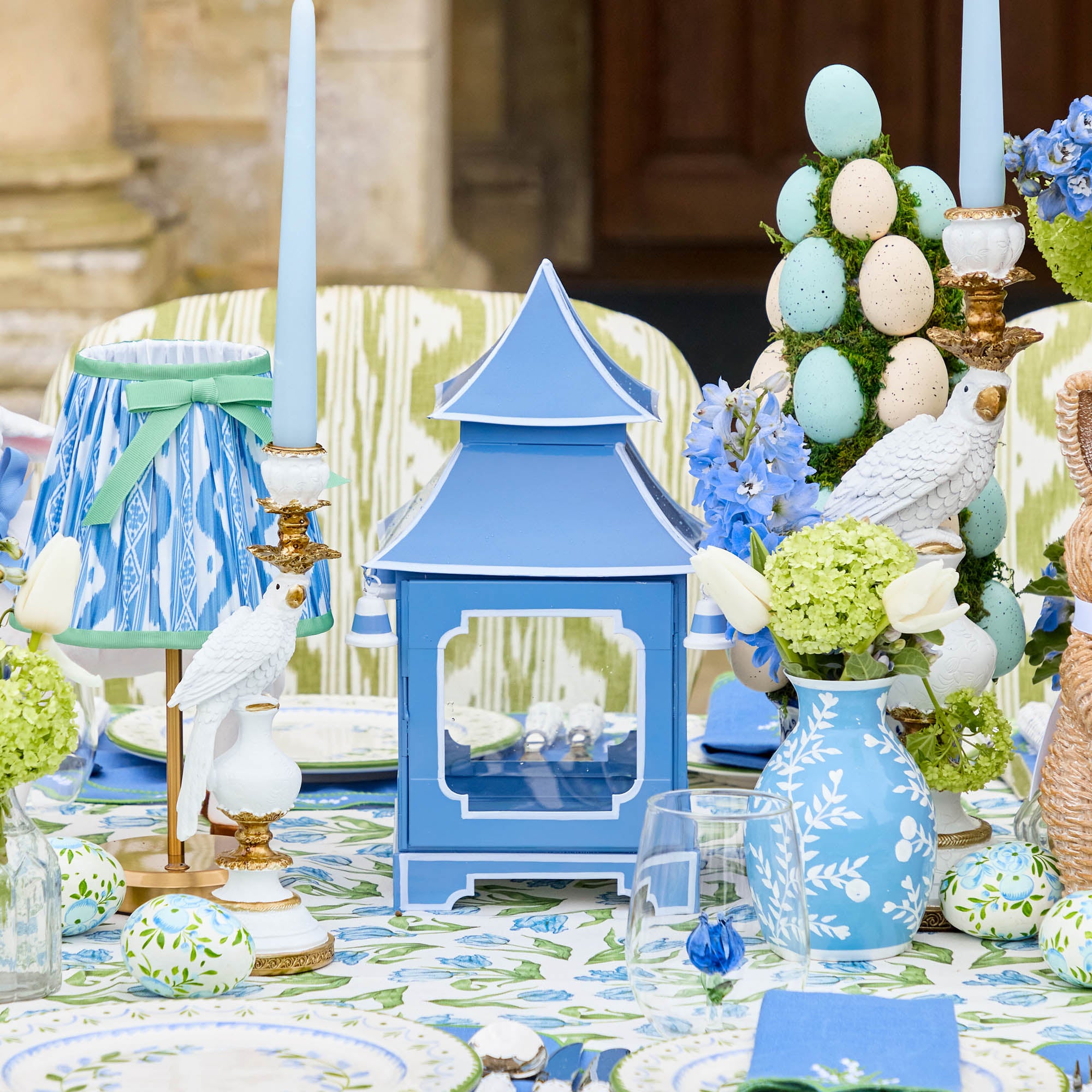 Periwinkle Pagoda Lantern