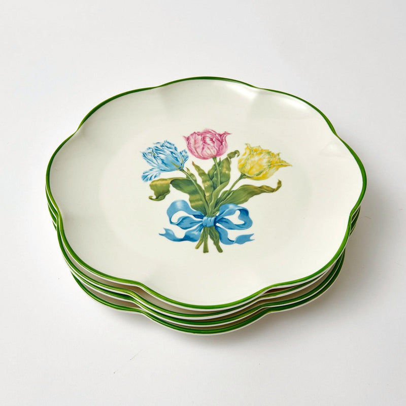 Tulip Starter Plate (Set of 4) - Mrs. Alice