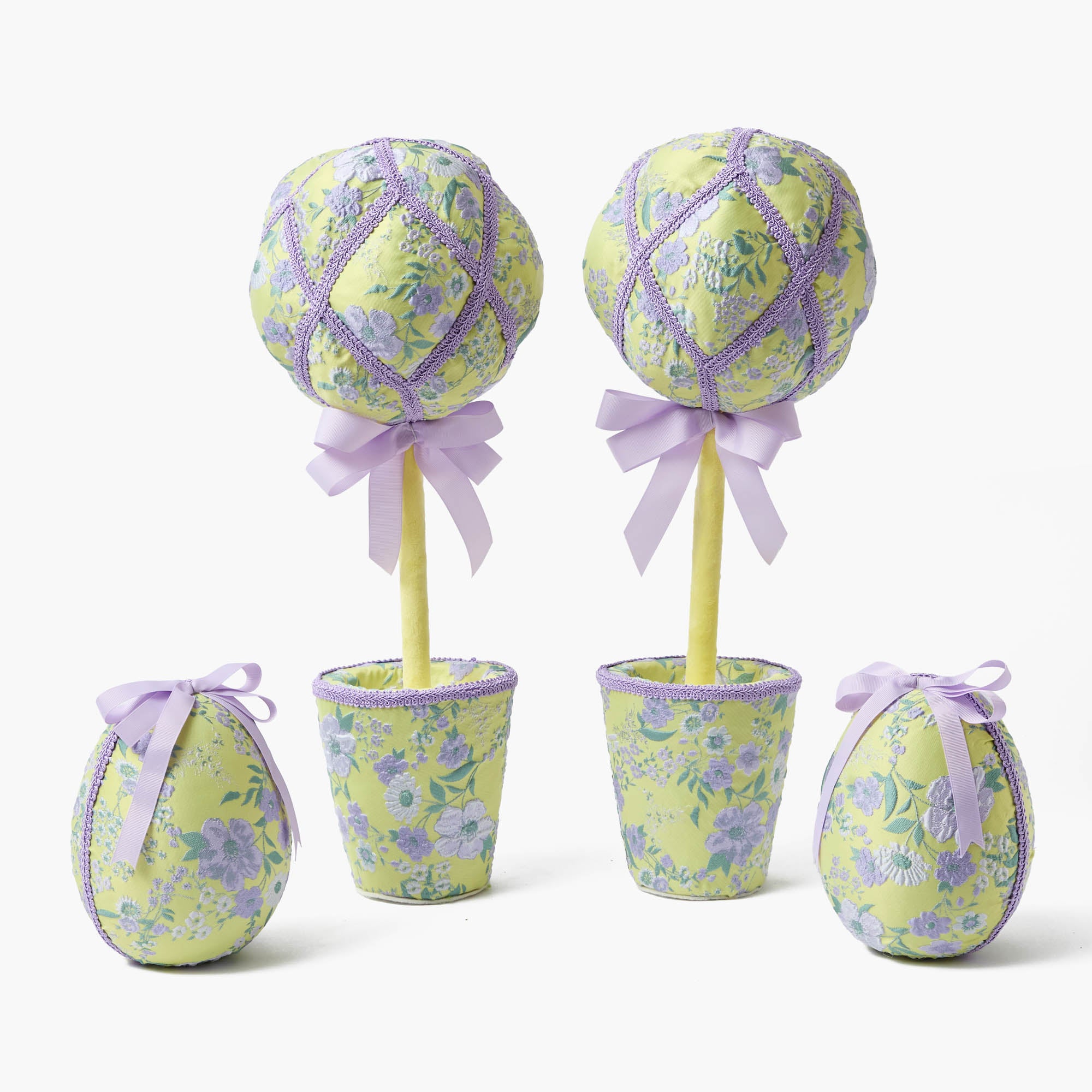 Fabric Easter Egg Tree (Pair)