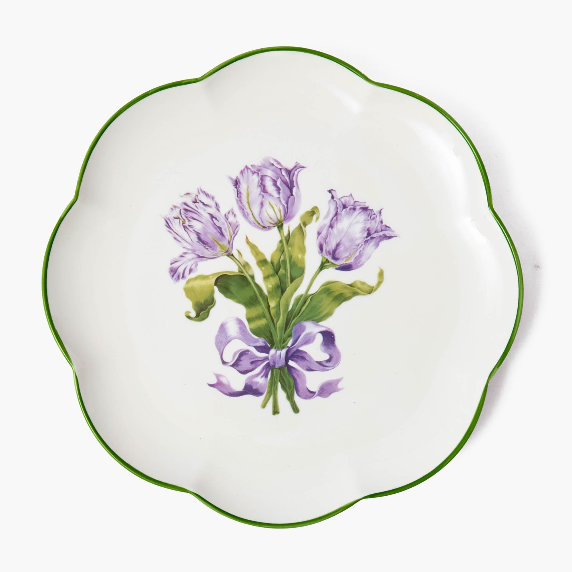 Purple Tulip Dinner Plate
